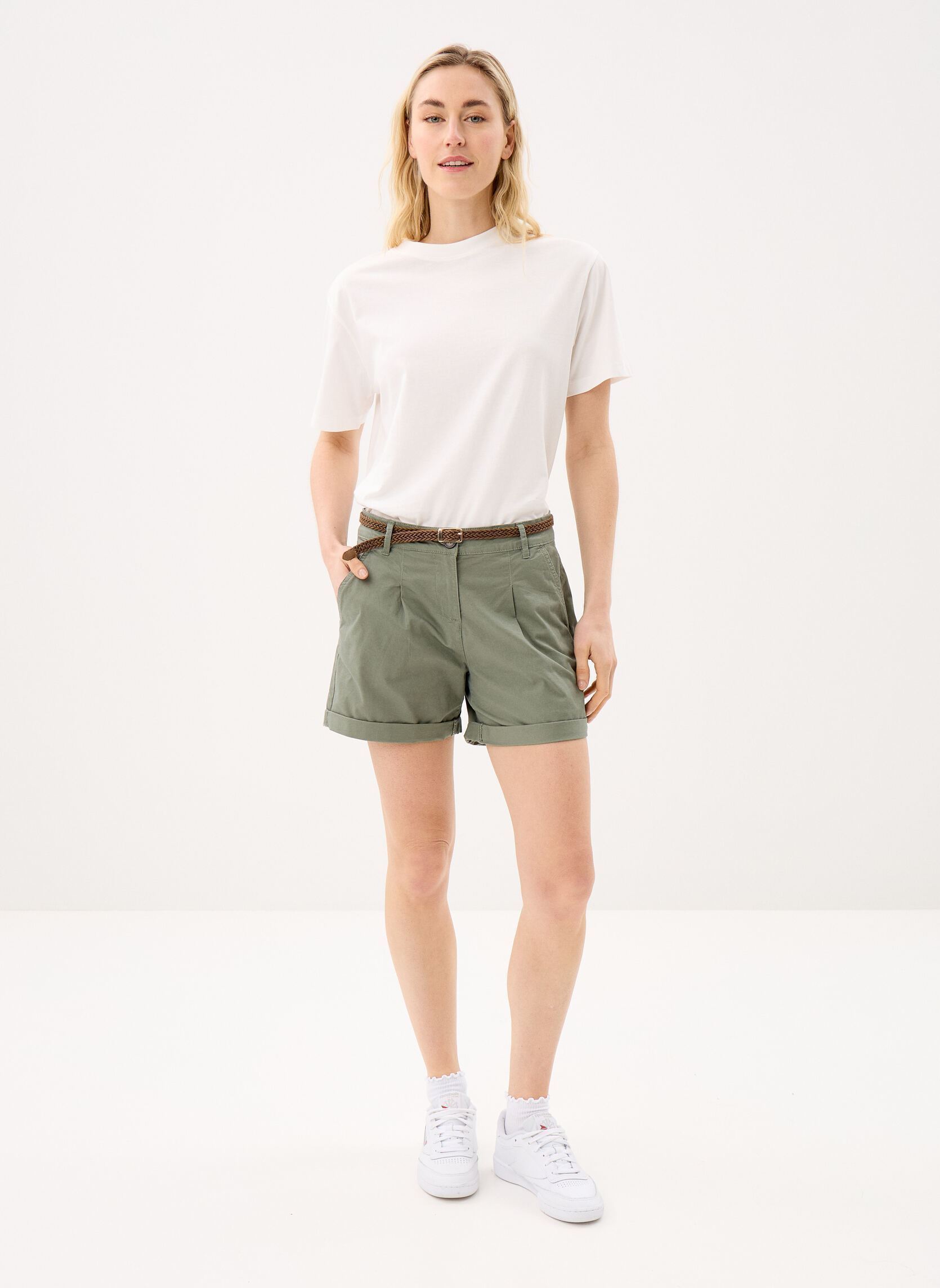 Shorts SHORT-CHINO damen grün MADE BY Shorts SHORT-CHINO damen grün AGAVE GREEN