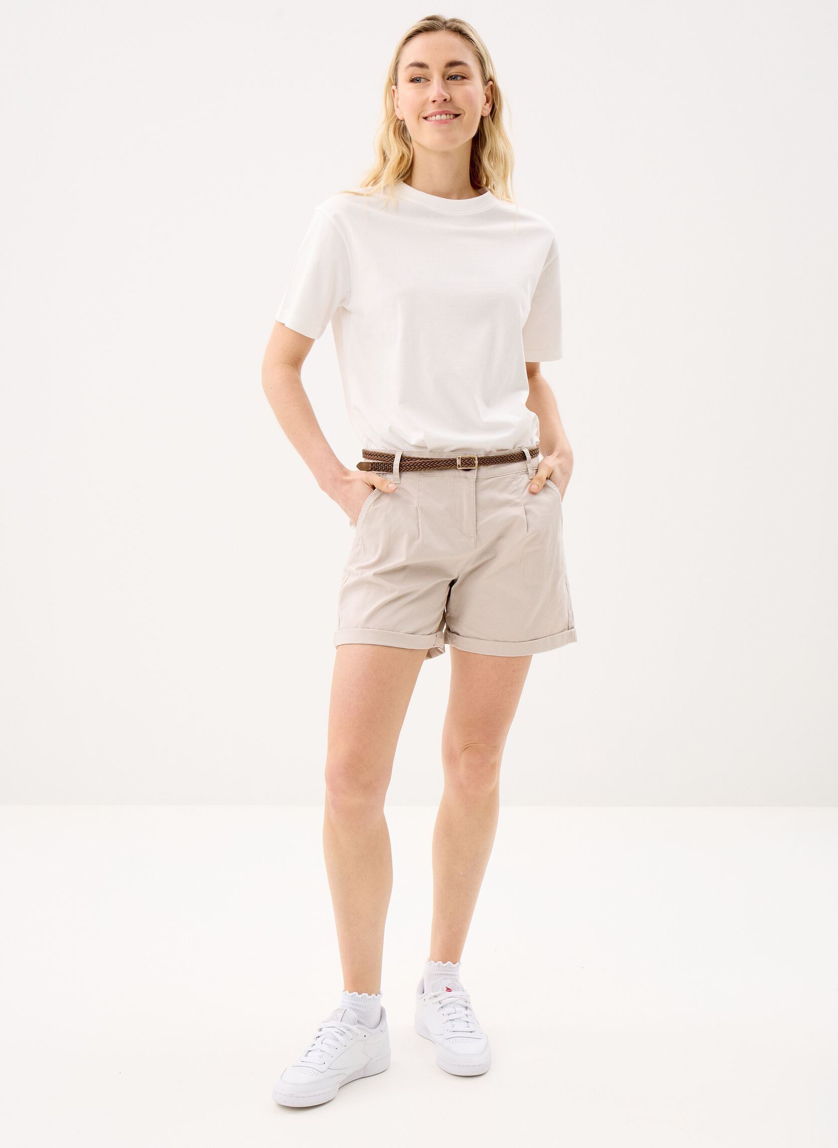 Shorts SHORT-CHINO damen braun MADE BY Shorts SHORT-CHINO damen braun SILVER GRAY