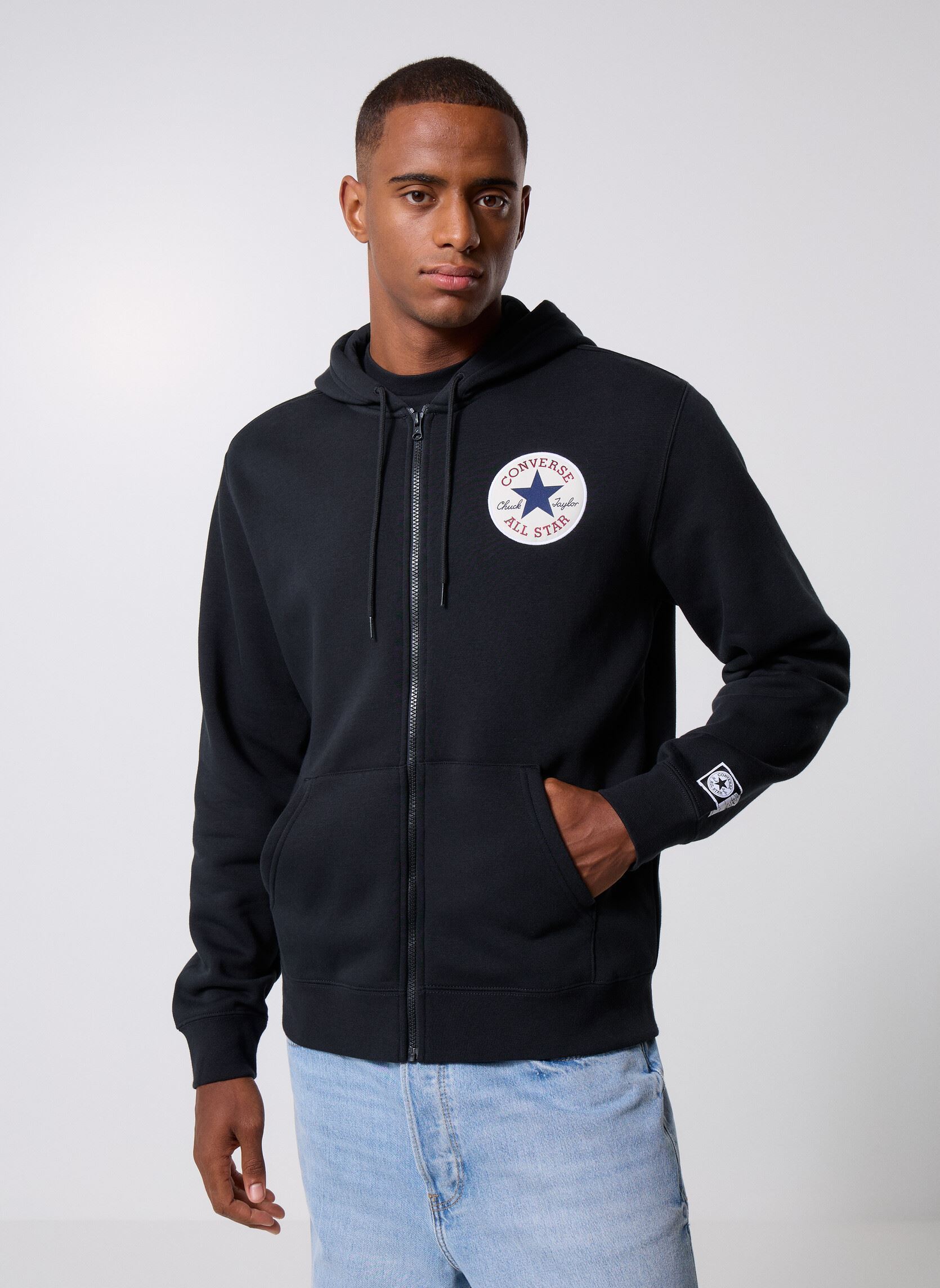 Sweat shirt Converse CHUCK FLEECE STANDARD FIT EU - vue 2