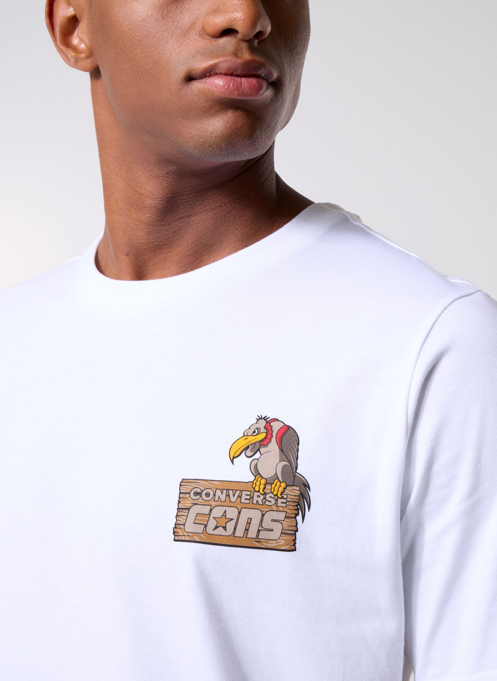 T-shirts met korte mouwen Driftwood Tee heren wit Converse T-shirts met korte mouwen Driftwood Tee heren wit White White