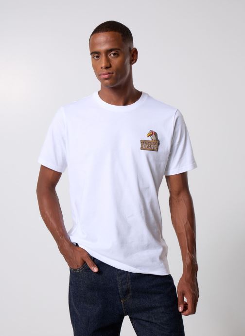 Converse T-shirts met korte mouwen Driftwood Tee heren wit