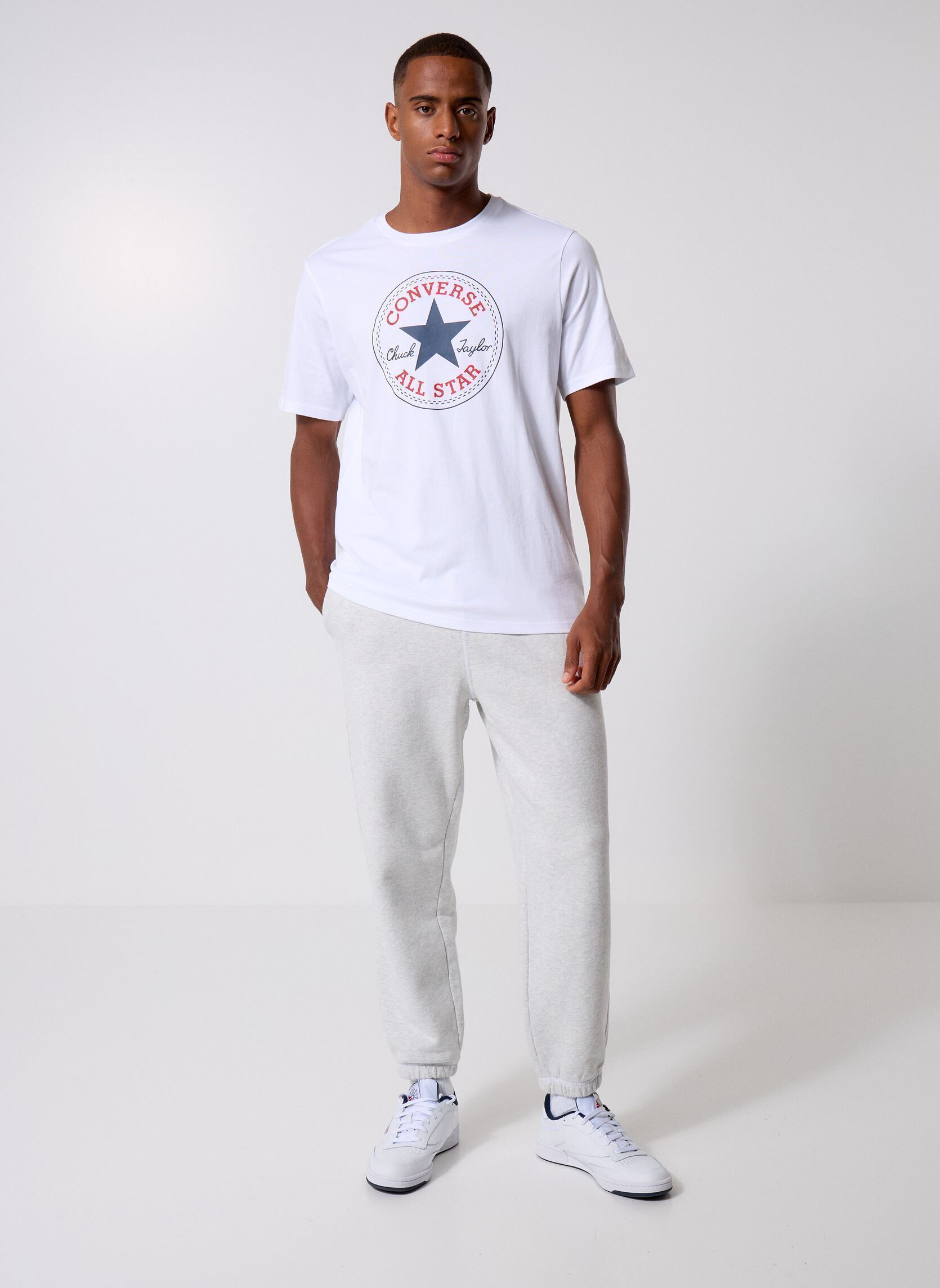 Joggingbroeken Gold Standard Pant heren grijs Converse Joggingbroeken Gold Standard Pant heren grijs Lt Grey Heather Grey