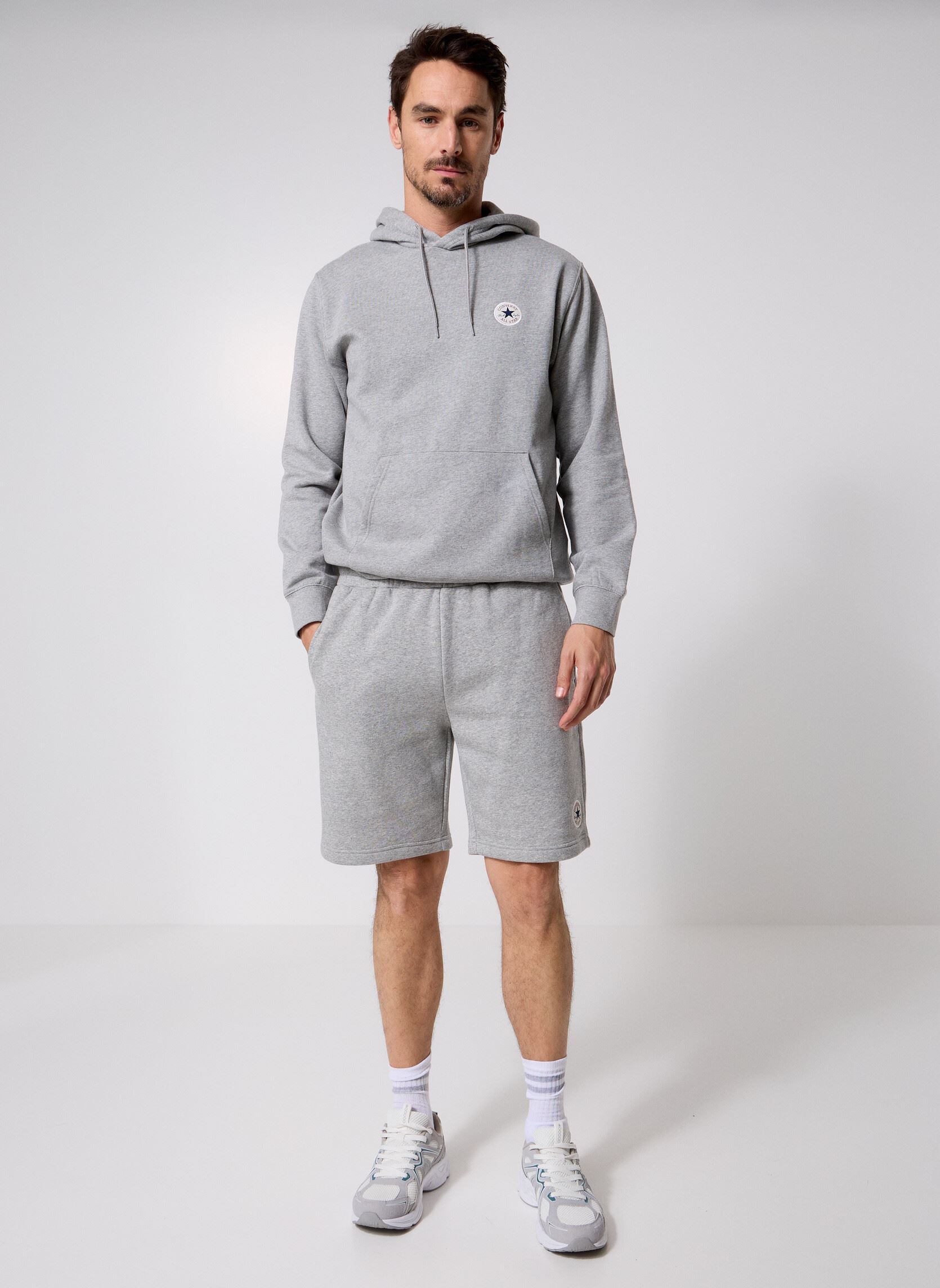Sportshorts Core Chuck Short heren grijs Converse Sportshorts Core Chuck Short heren grijs Vintage Grey Heather Grey