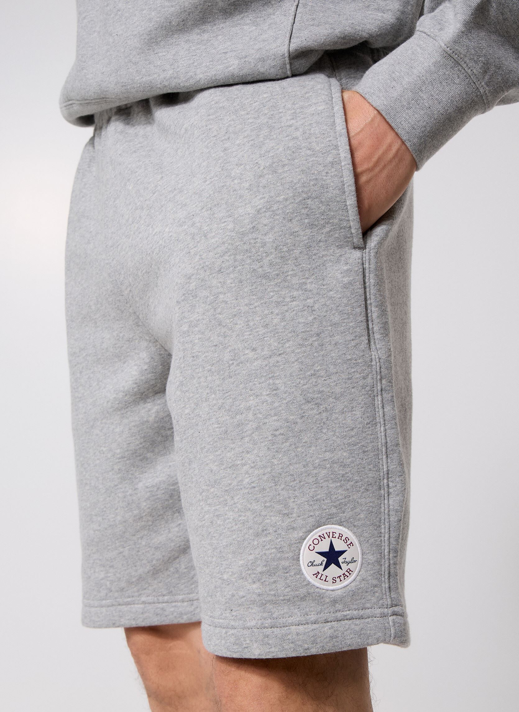 Sportshorts Core Chuck Short heren grijs Converse Sportshorts Core Chuck Short heren grijs Vintage Grey Heather Grey