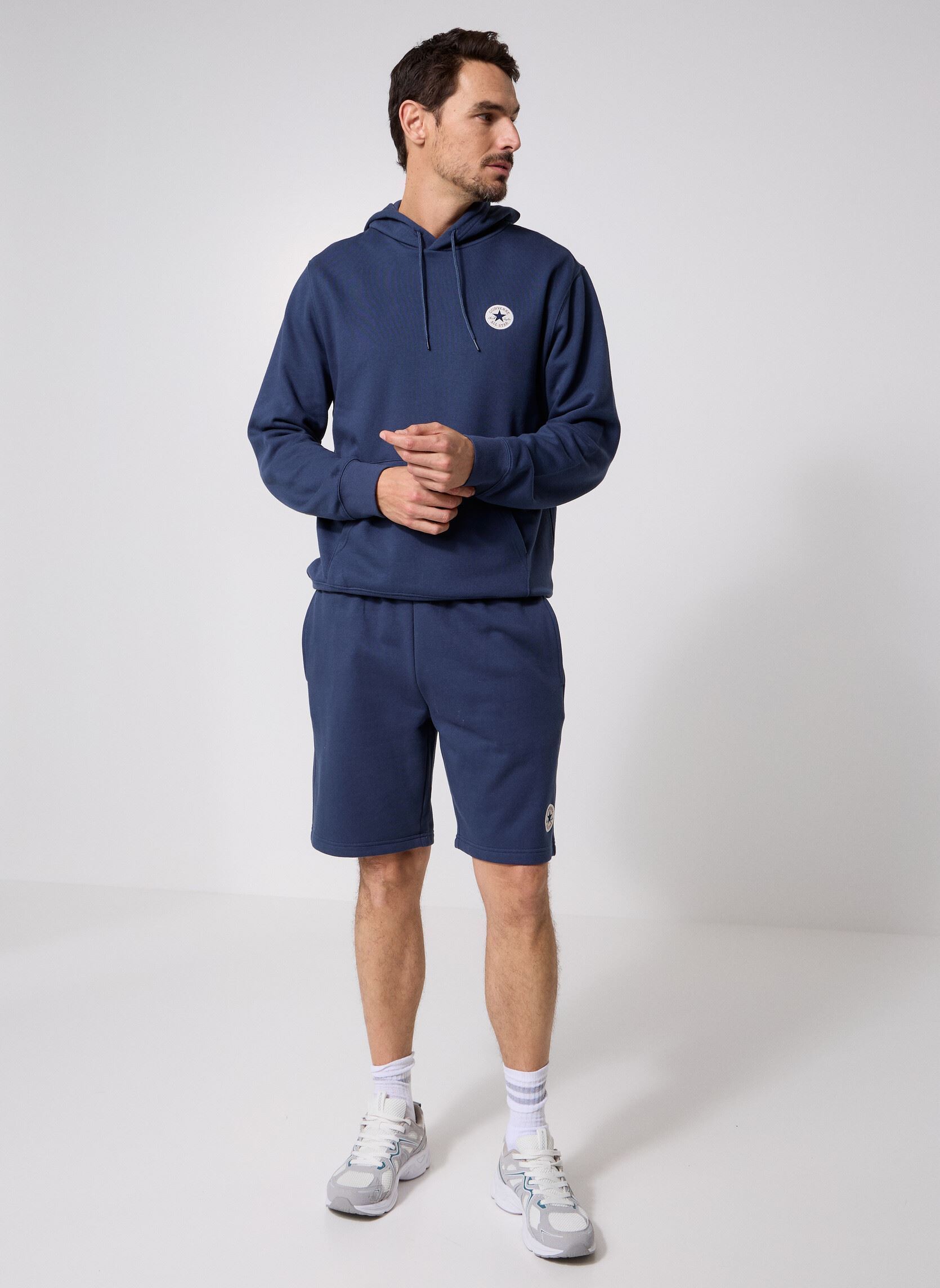 Sportshorts Core Chuck Short heren blauw Converse Sportshorts Core Chuck Short heren blauw Navy Blue