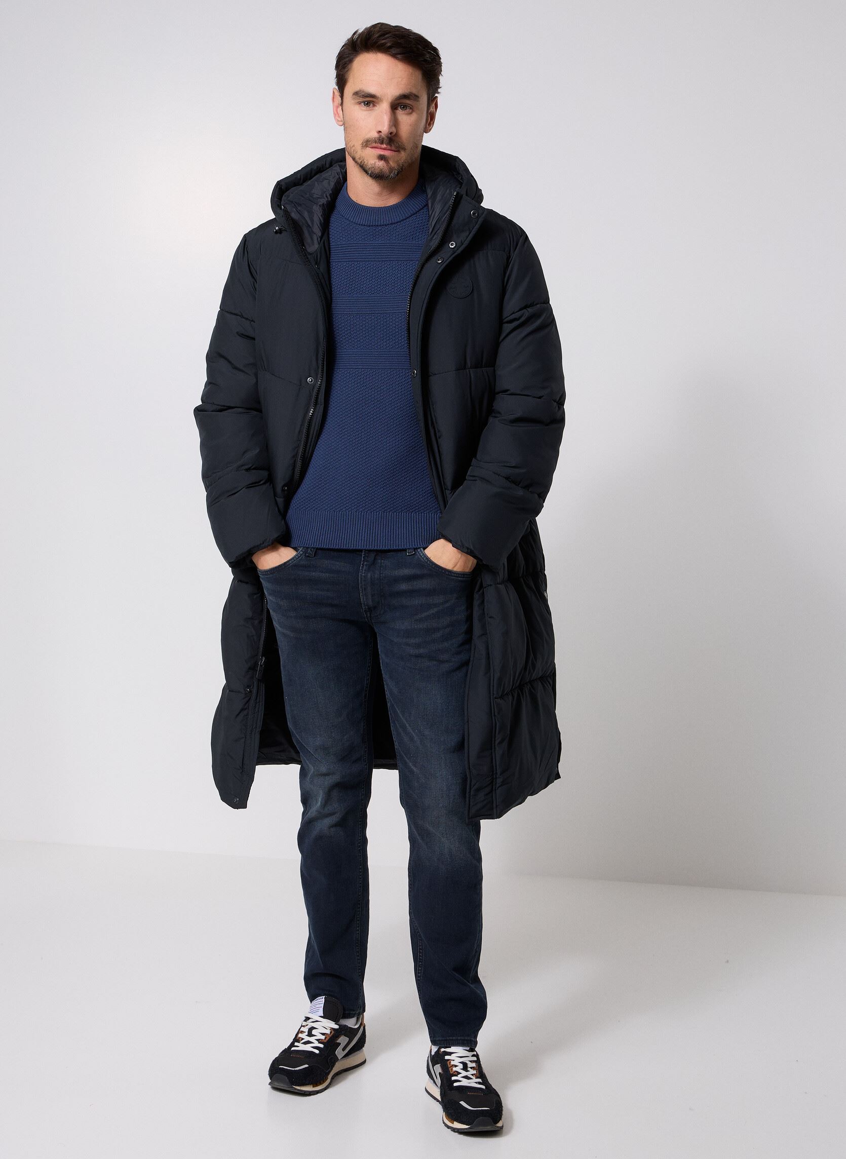 Daunenjacken Long Puffer Jacket herren schwarz Converse Daunenjacken Long Puffer Jacket herren schwarz Black Black