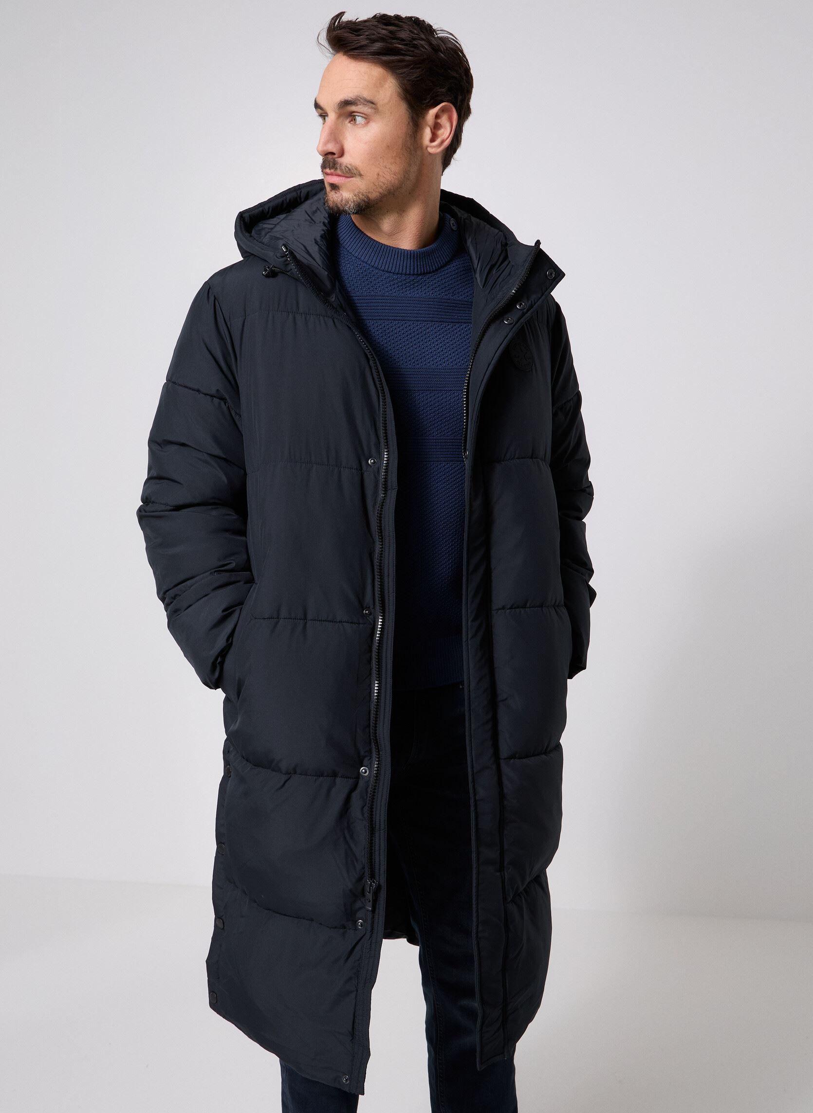 Vêtements Converse Long Puffer Jacket pour Homme