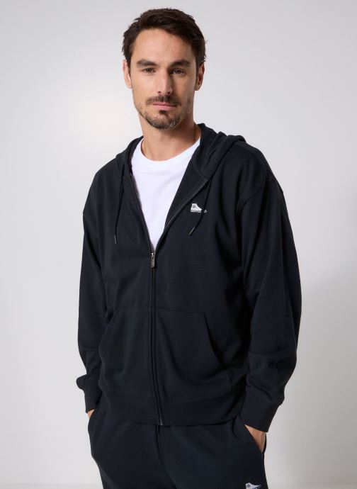 Converse Sweats à capuche Sneaker Patch Fz homme noir