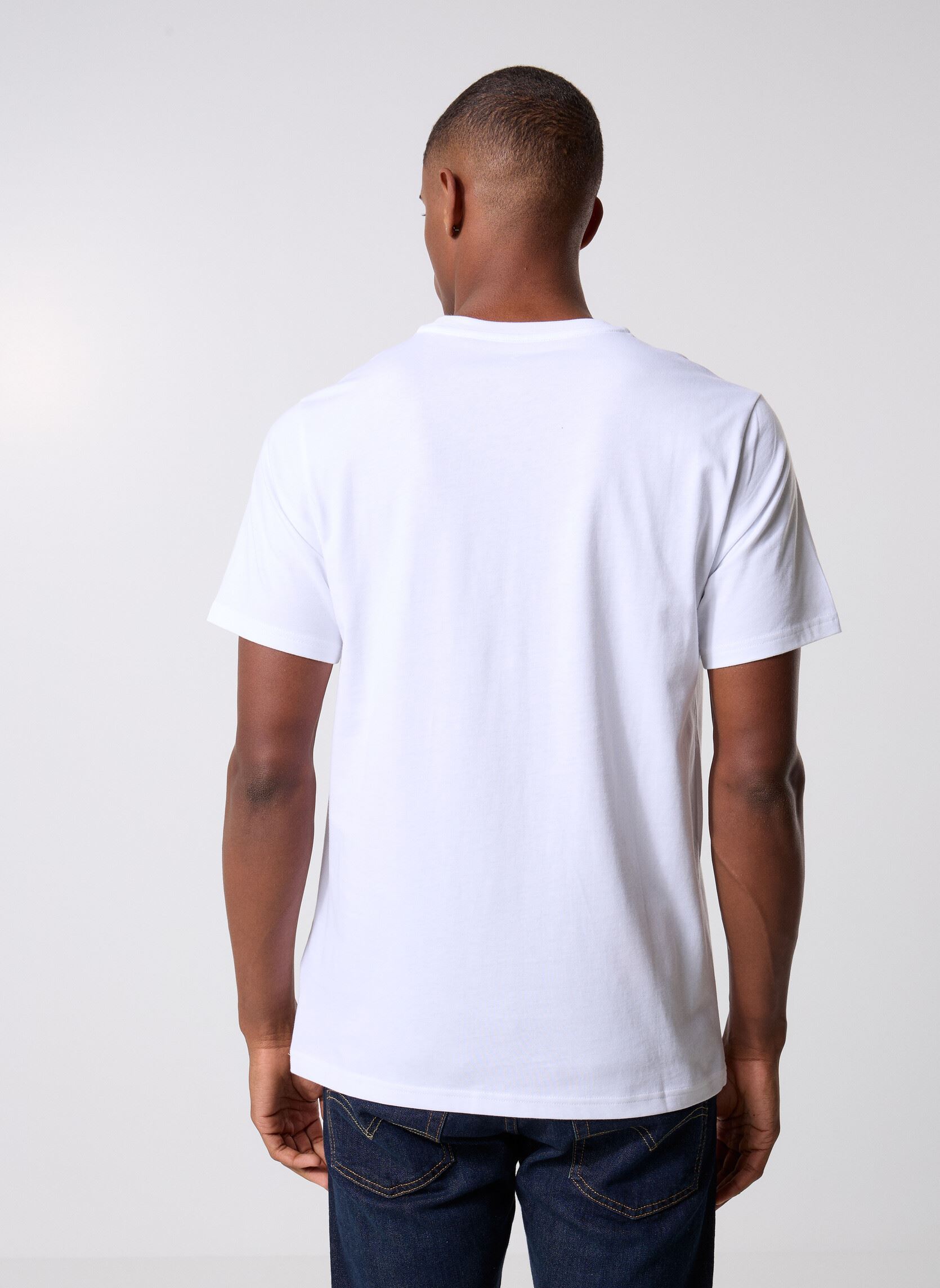 Tee-shirts manches courtes Cvrs Only One Tee homme blanc Converse Tee-shirts manches courtes Cvrs Only One Tee homme blanc White White