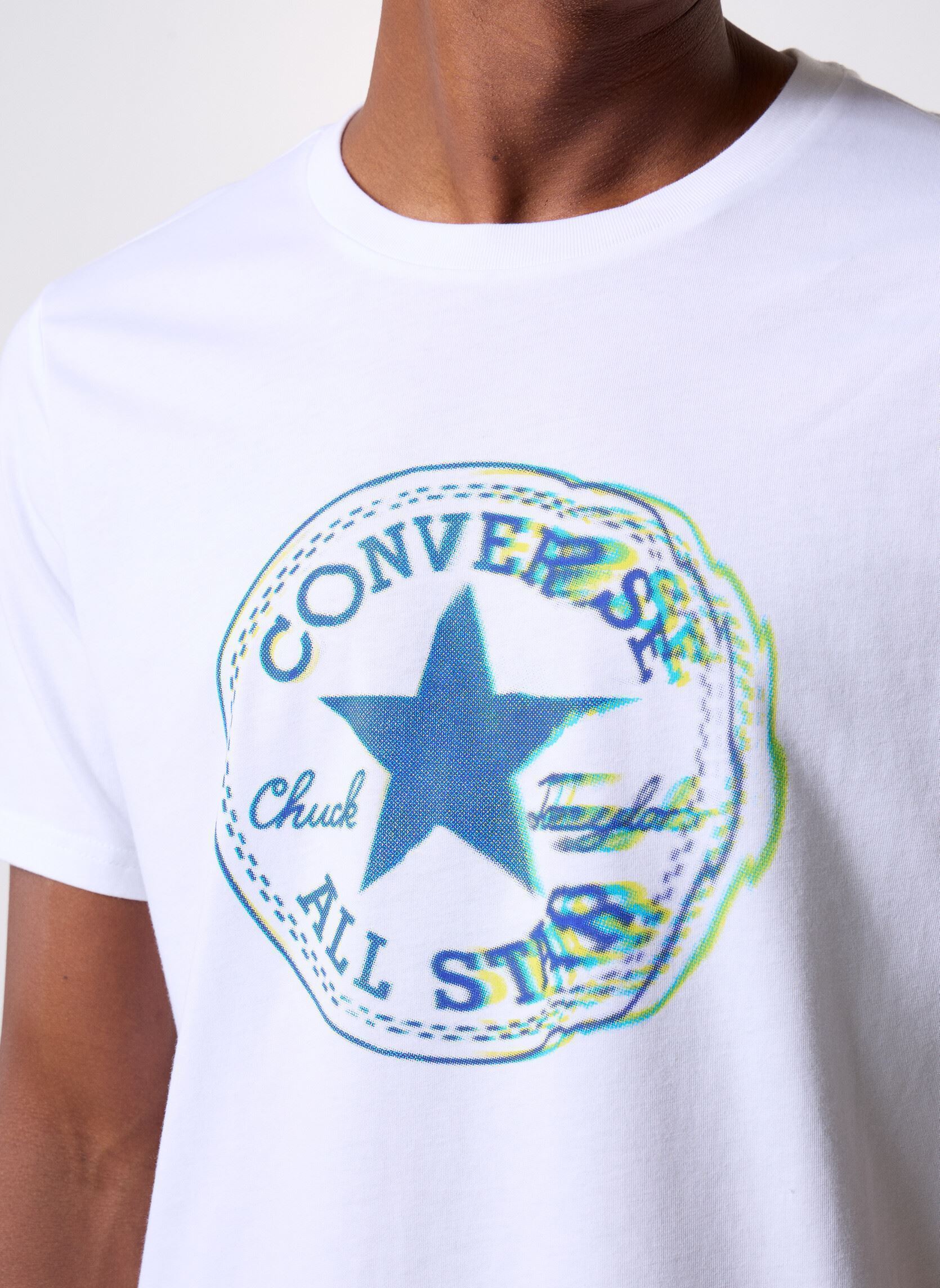 Tee-shirts manches courtes Cvrs Only One Tee homme blanc Converse Tee-shirts manches courtes Cvrs Only One Tee homme blanc White White