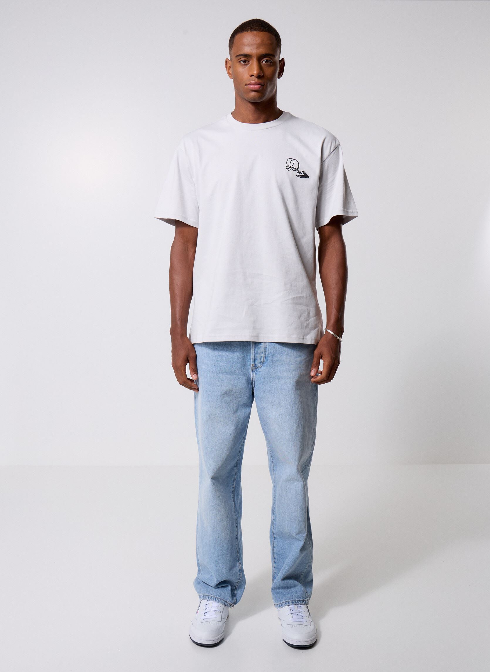Tee-shirts manches courtes Caf Tee homme gris Converse Tee-shirts manches courtes Caf Tee homme gris Barely Grey Grey