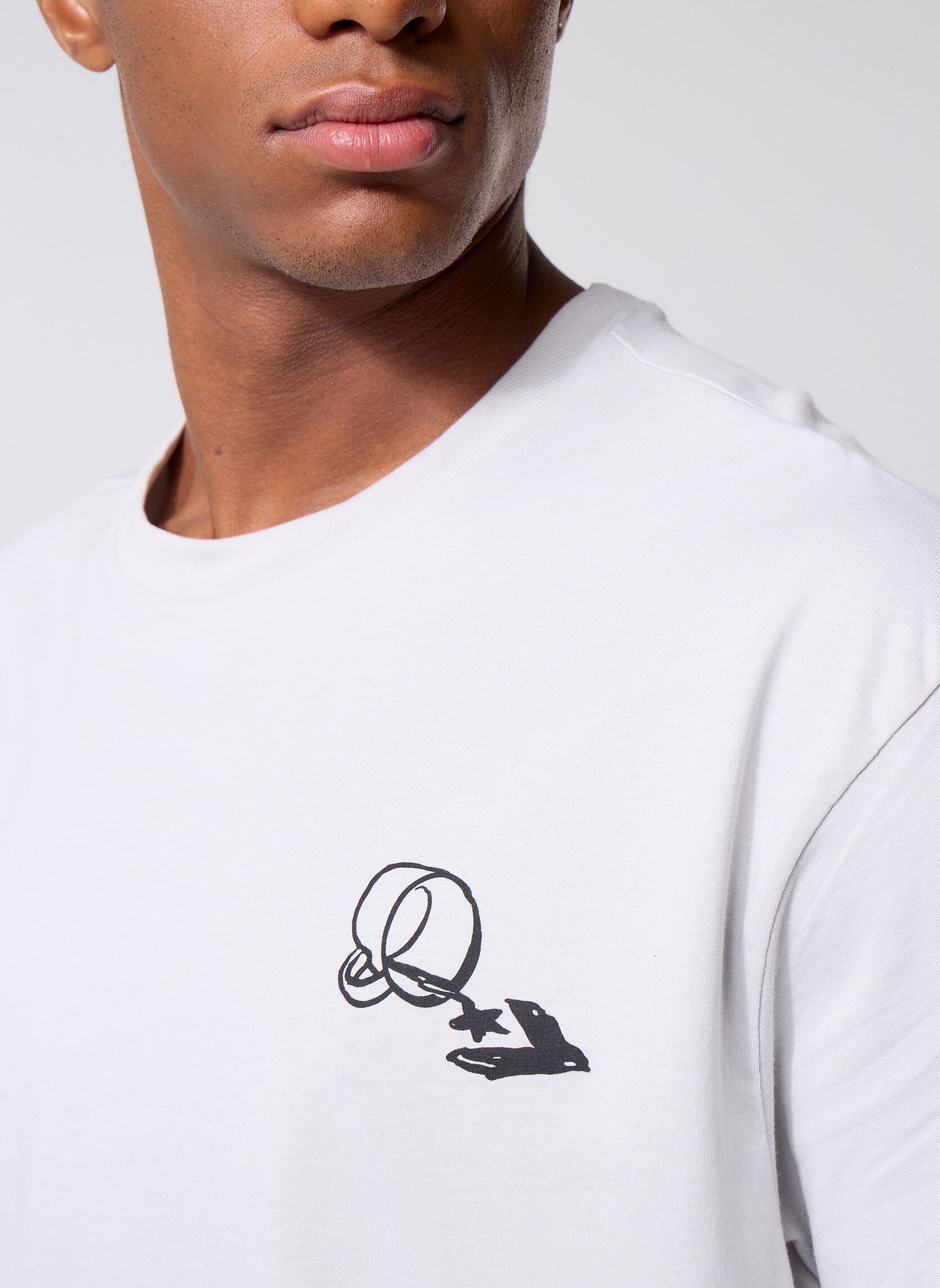 Tee-shirts manches courtes Caf Tee homme gris Converse Tee-shirts manches courtes Caf Tee homme gris Barely Grey Grey