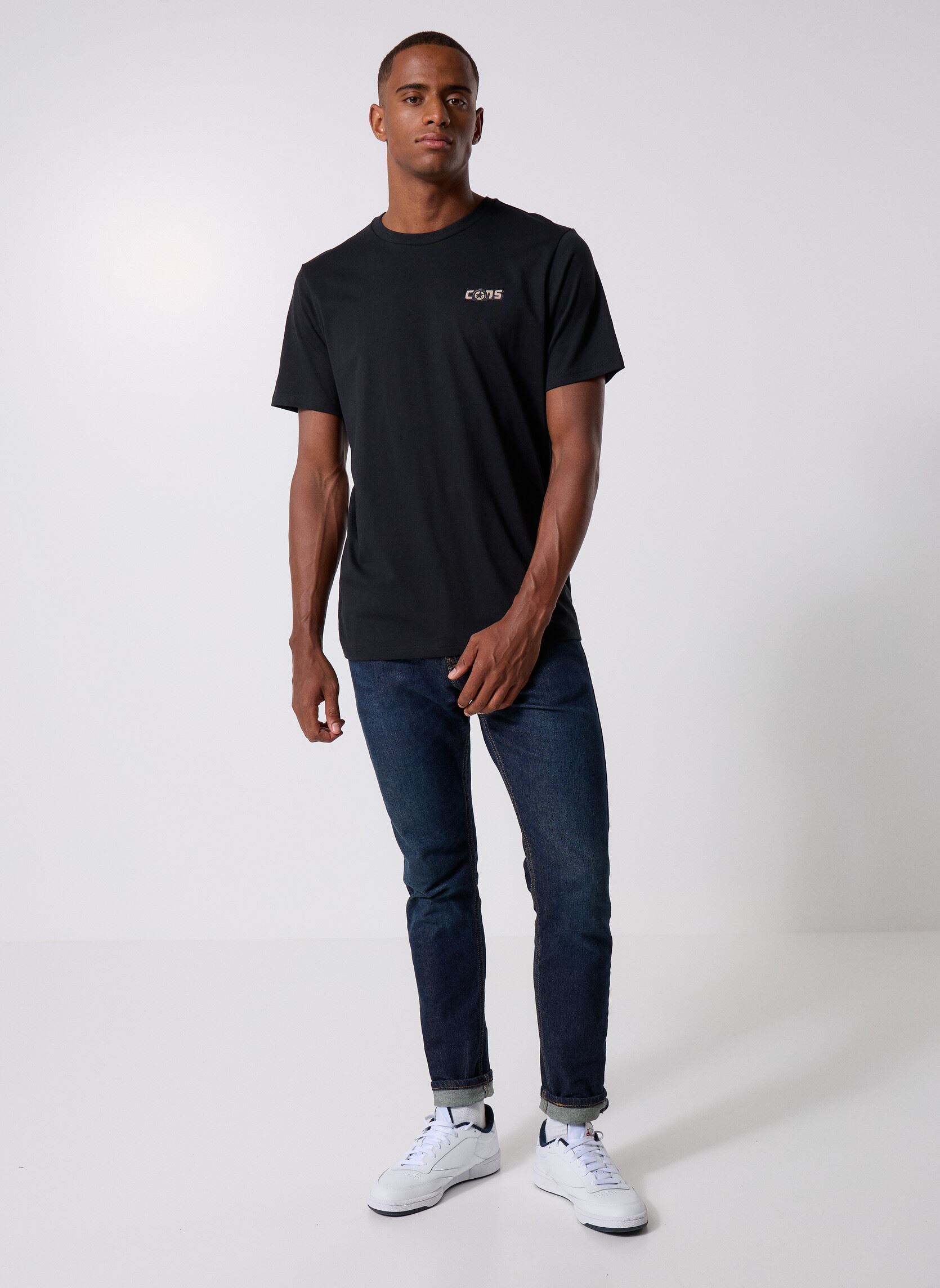 Tee-shirts manches courtes Cons Truck Tee homme noir Converse Tee-shirts manches courtes Cons Truck Tee homme noir Black Black