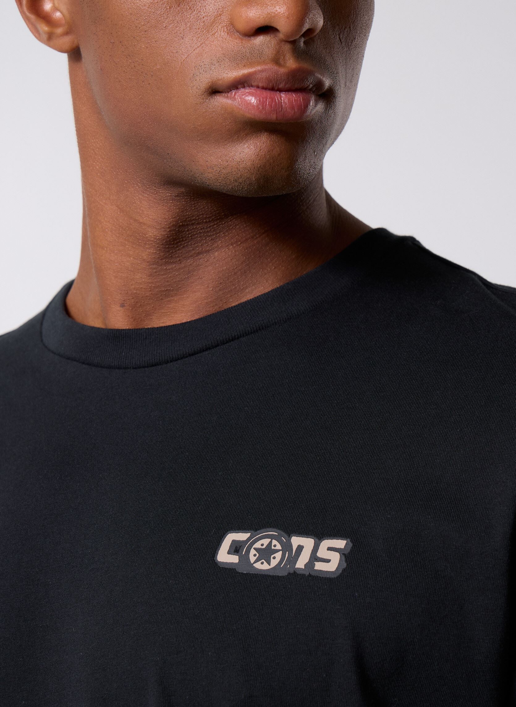 Tee-shirts manches courtes Cons Truck Tee homme noir Converse Tee-shirts manches courtes Cons Truck Tee homme noir Black Black