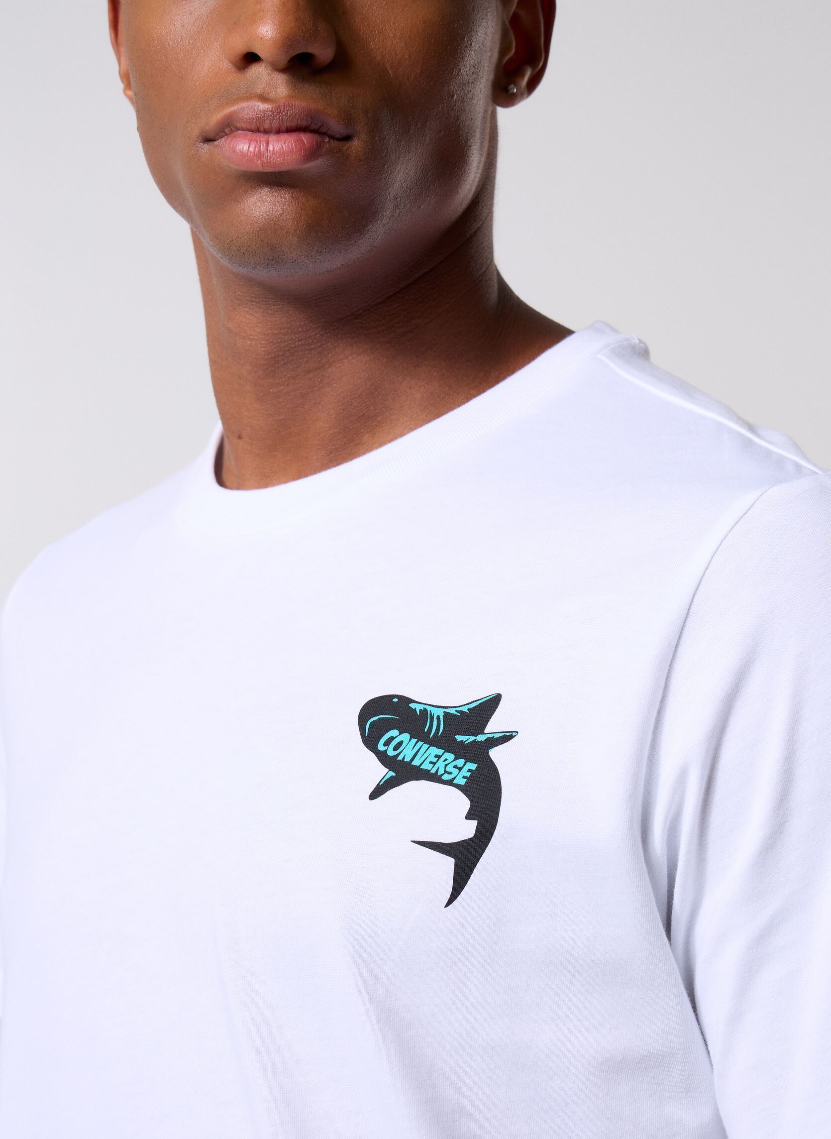 T-shirts met korte mouwen Comic Tee heren wit Converse T-shirts met korte mouwen Comic Tee heren wit White White