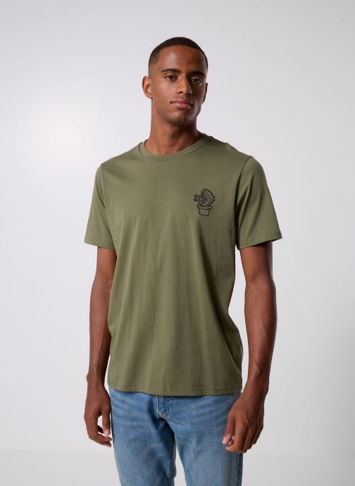 Converse T-shirts met korte mouwen Lets Stick Together heren groen