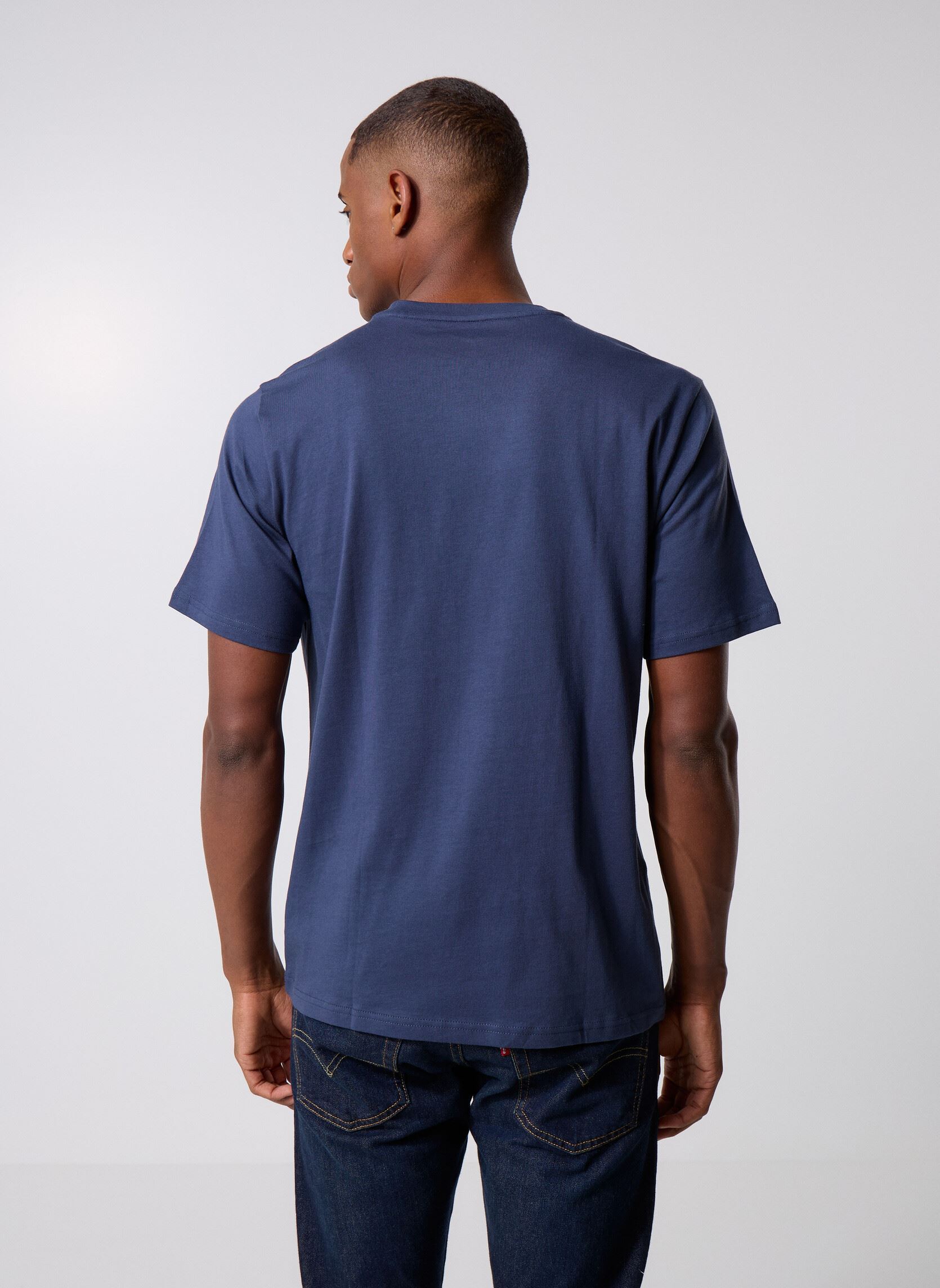 Kurzarm-T-Shirts Cvm5T458Standard Fit herren blau Converse Kurzarm-T-Shirts Cvm5T458Standard Fit herren blau Navy Blue