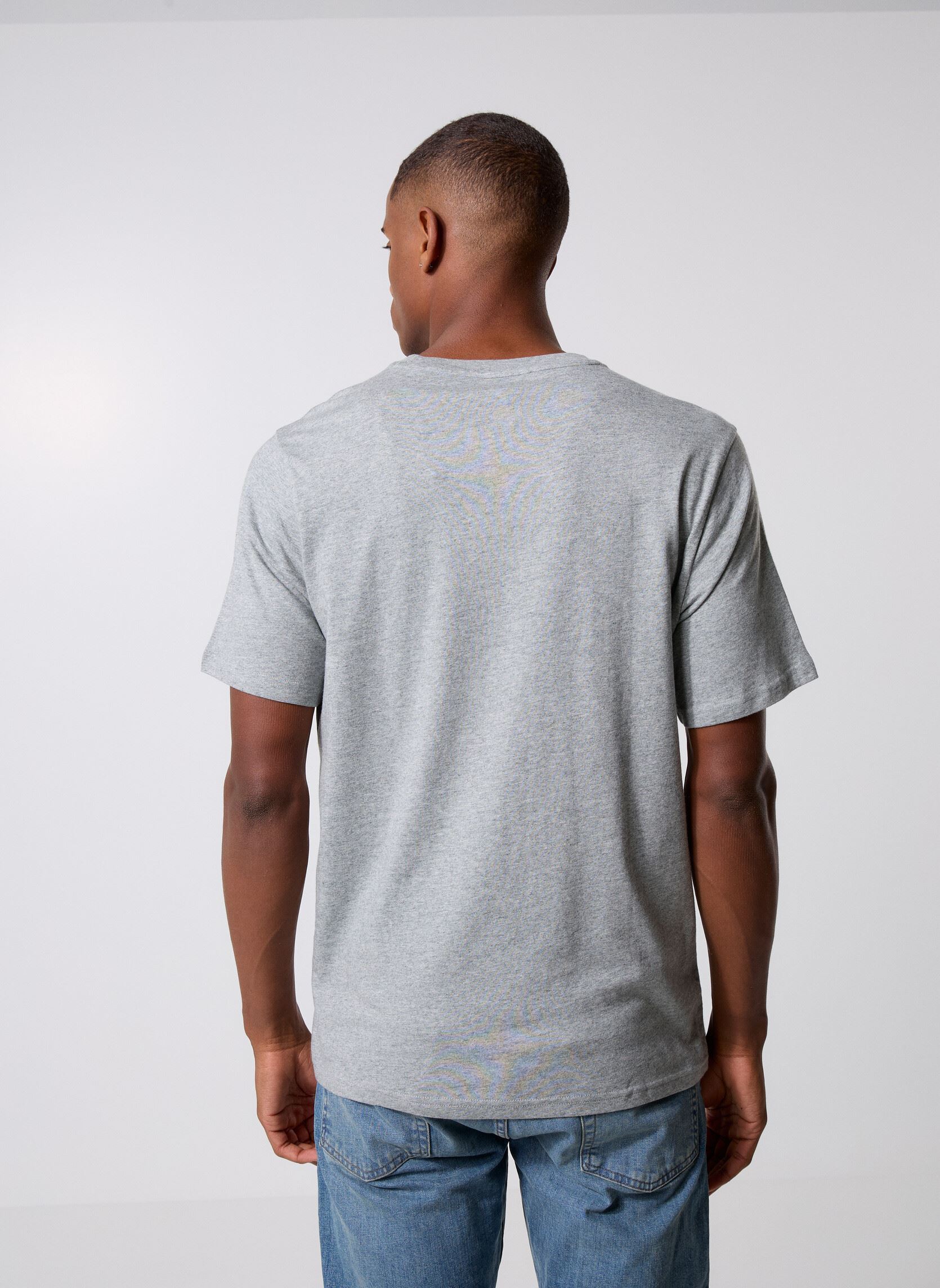 Tee-shirts manches courtes Converse Arch All St homme gris Converse Tee-shirts manches courtes Converse Arch All St homme gris Vintage Grey Heather Grey