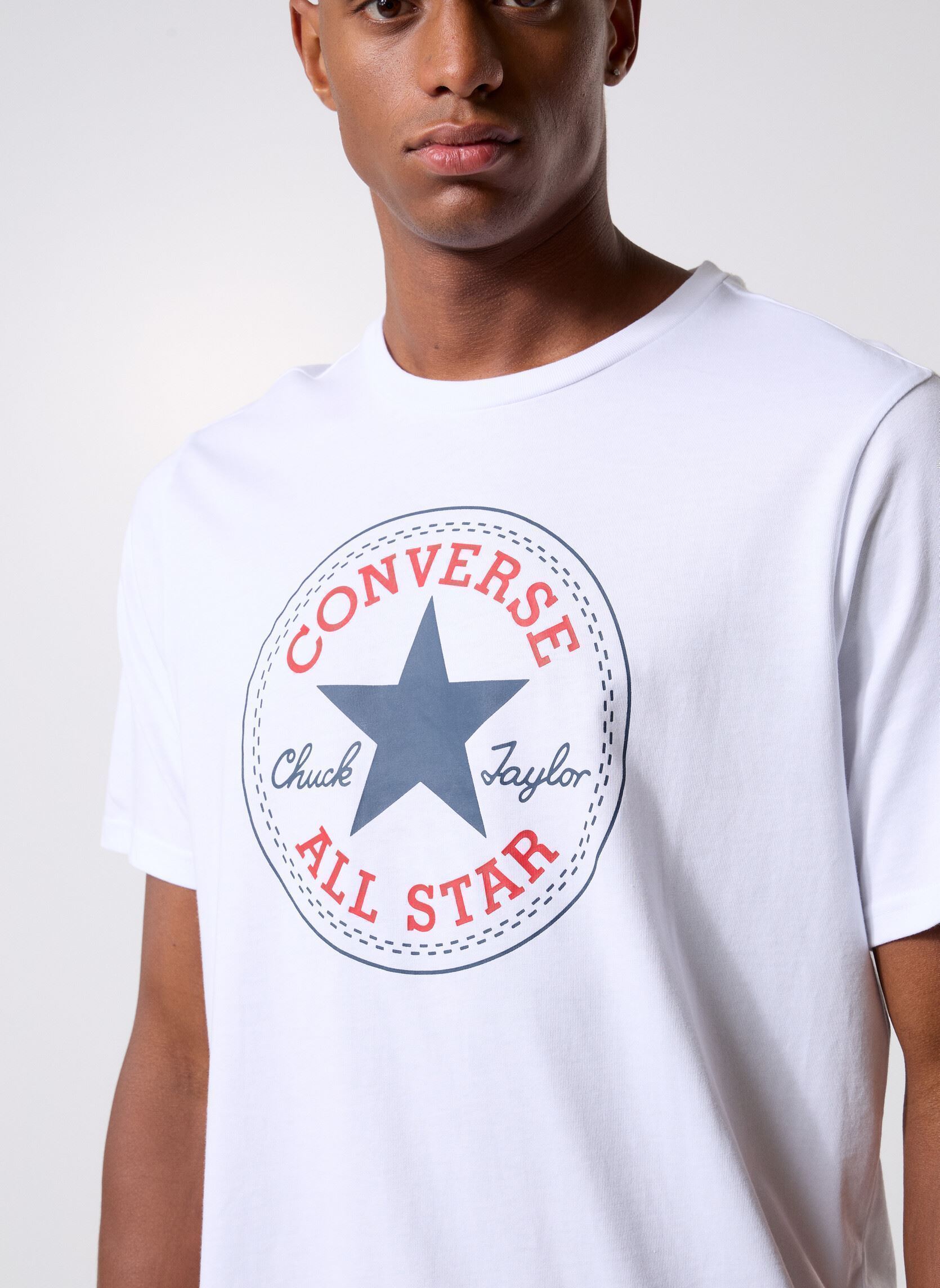 Tee-shirts manches courtes Converse Arch All St homme blanc Converse Tee-shirts manches courtes Converse Arch All St homme blanc White White