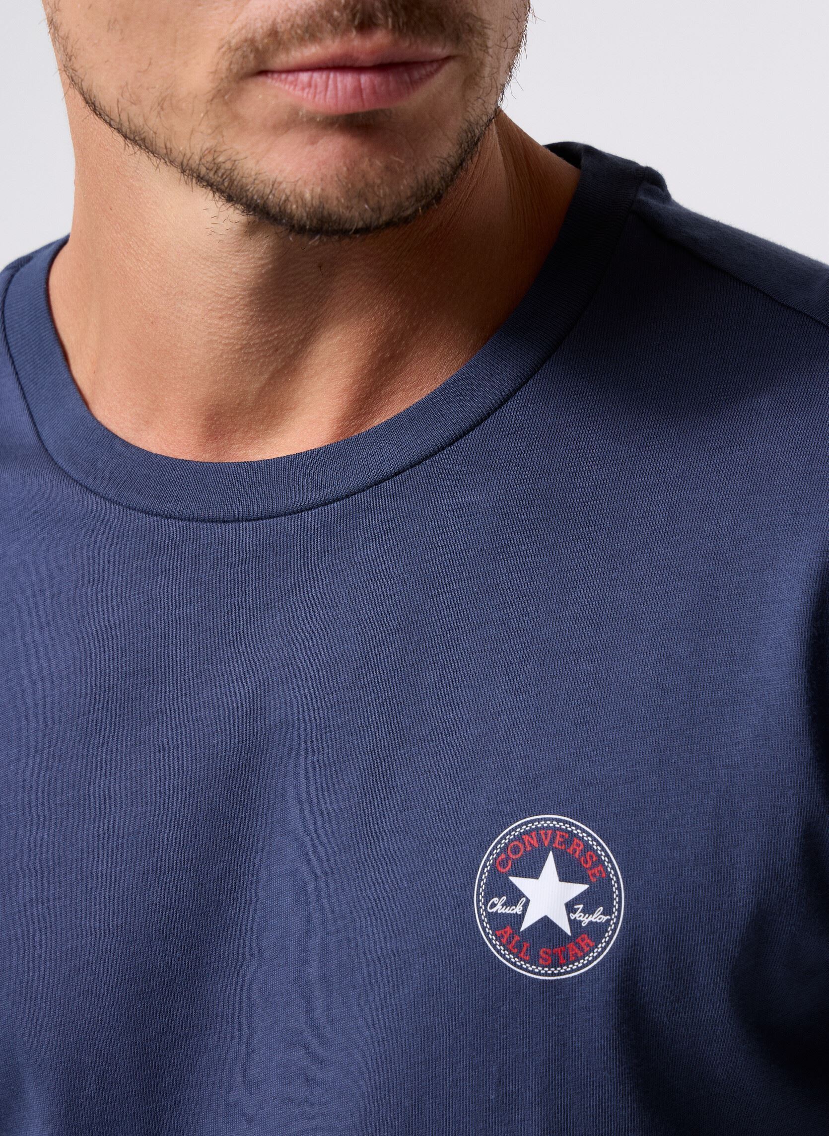 T-shirts met korte mouwen Core Chuck Patch Tee heren blauw Converse T-shirts met korte mouwen Core Chuck Patch Tee heren blauw Navy Blue