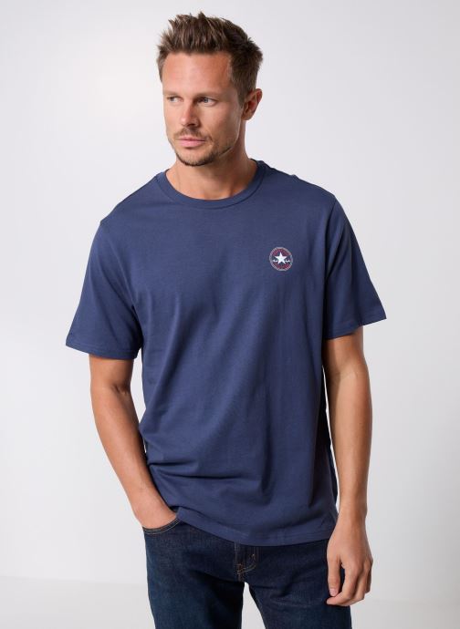 Converse T-shirts met korte mouwen Core Chuck Patch Tee heren blauw
