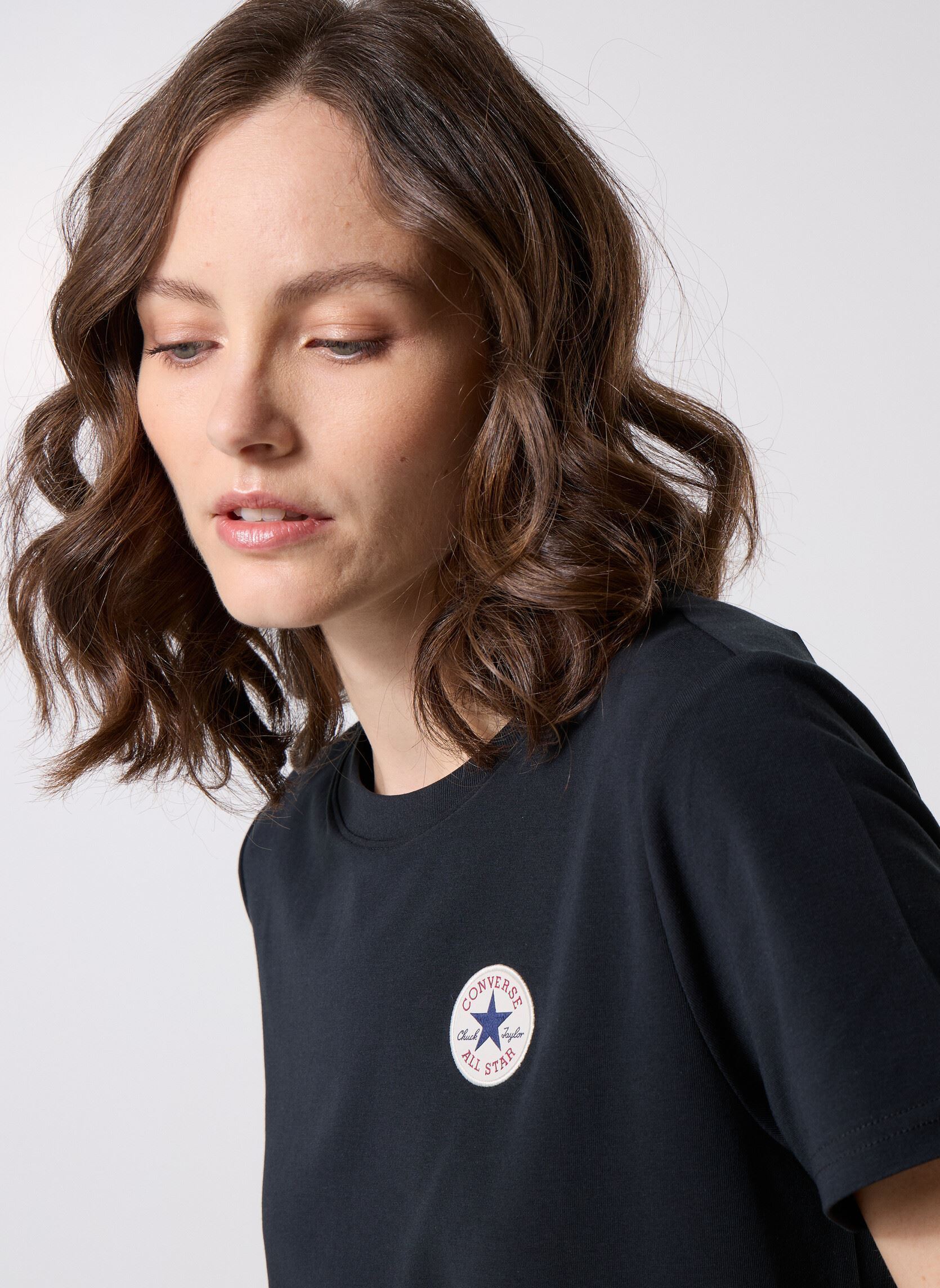 Tee-shirts manches courtes Core Chuck Patch Tee femme noir Converse Tee-shirts manches courtes Core Chuck Patch Tee femme noir Black Black