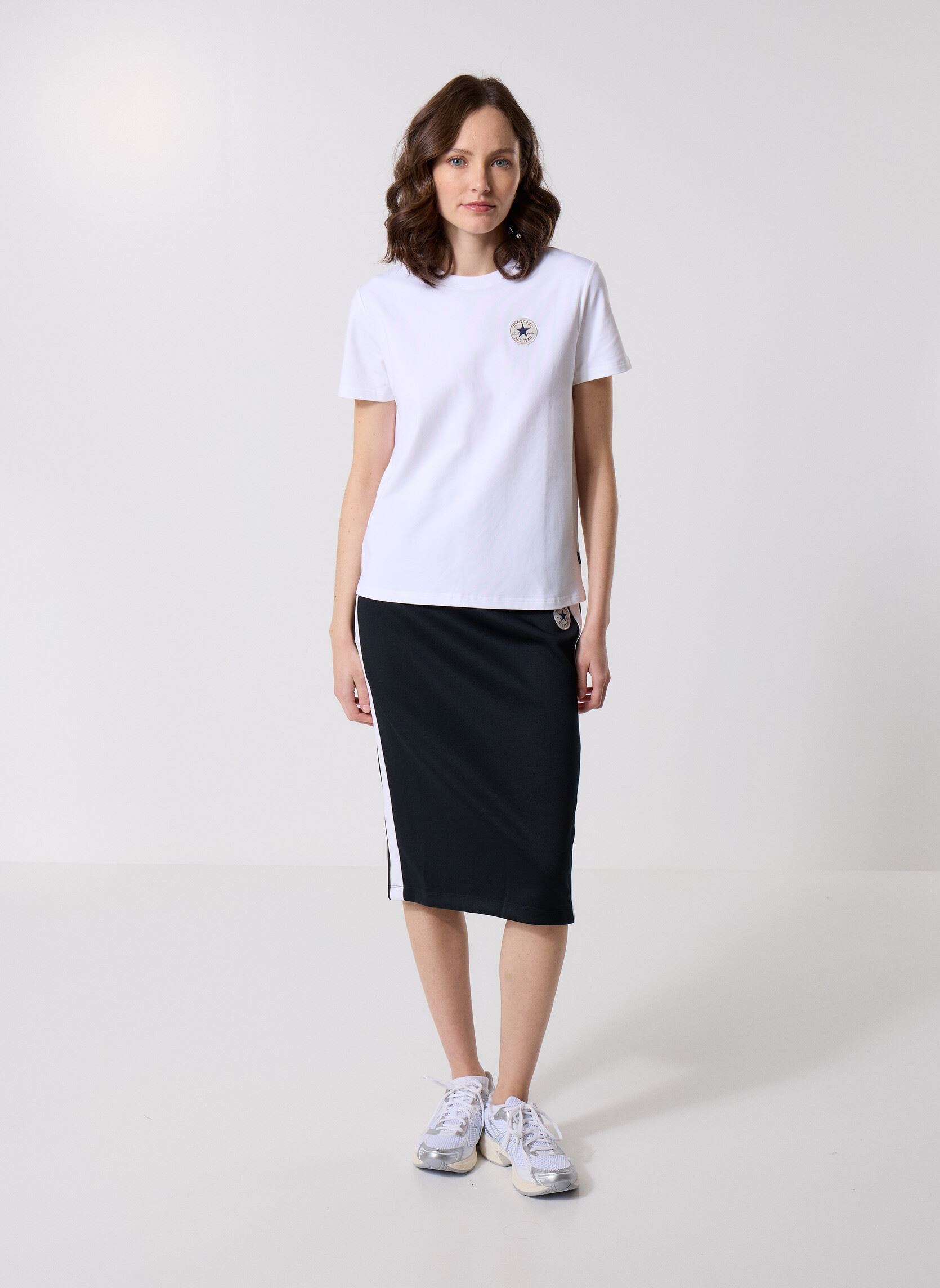 T-shirts met korte mouwen Core Chuck Patch Tee dames wit Converse T-shirts met korte mouwen Core Chuck Patch Tee dames wit White White