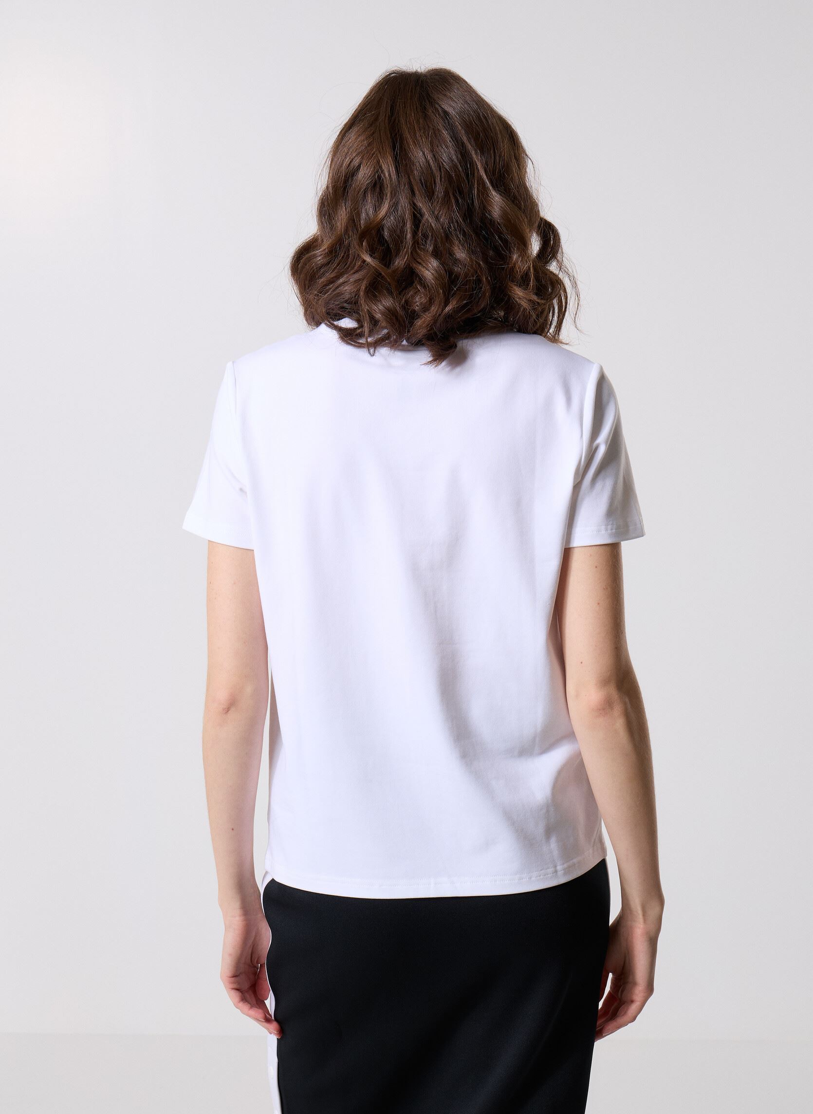 T-shirts met korte mouwen Core Chuck Patch Tee dames wit Converse T-shirts met korte mouwen Core Chuck Patch Tee dames wit White White