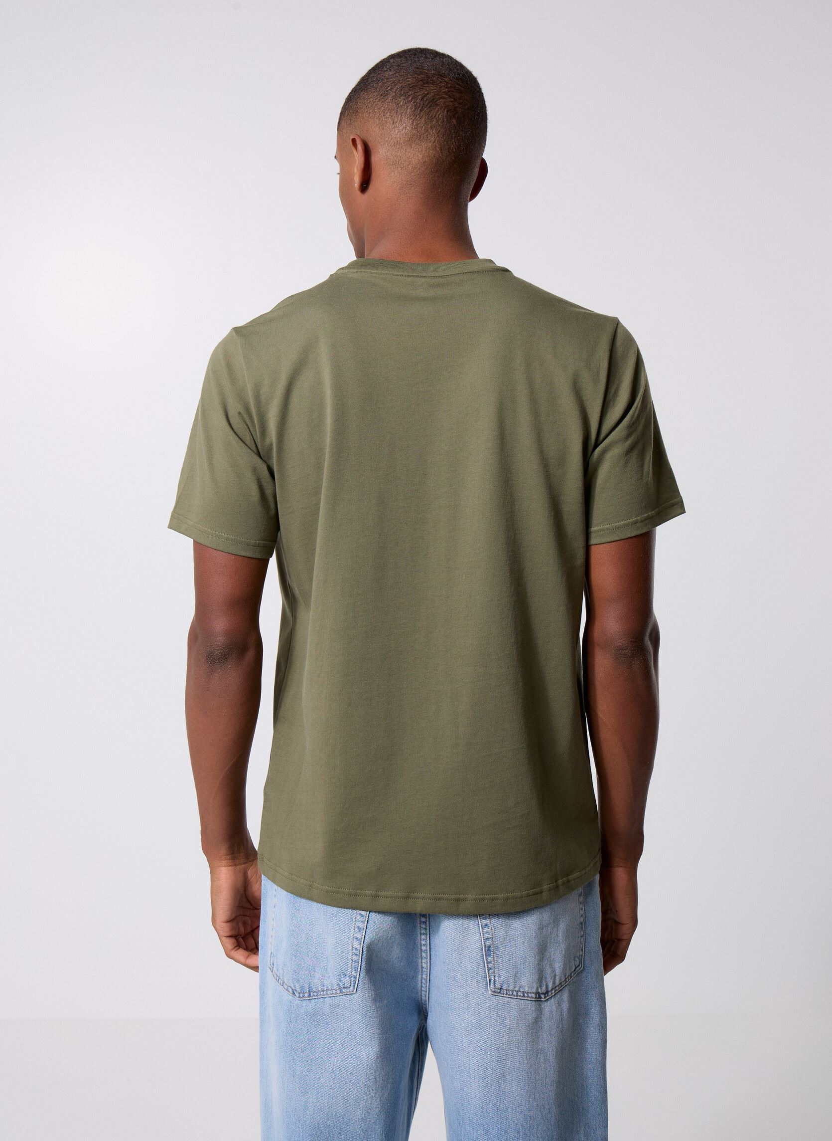 T-shirts met korte mouwen Chest Star Chev Tee heren groen Converse T-shirts met korte mouwen Chest Star Chev Tee heren groen Utility Green Green