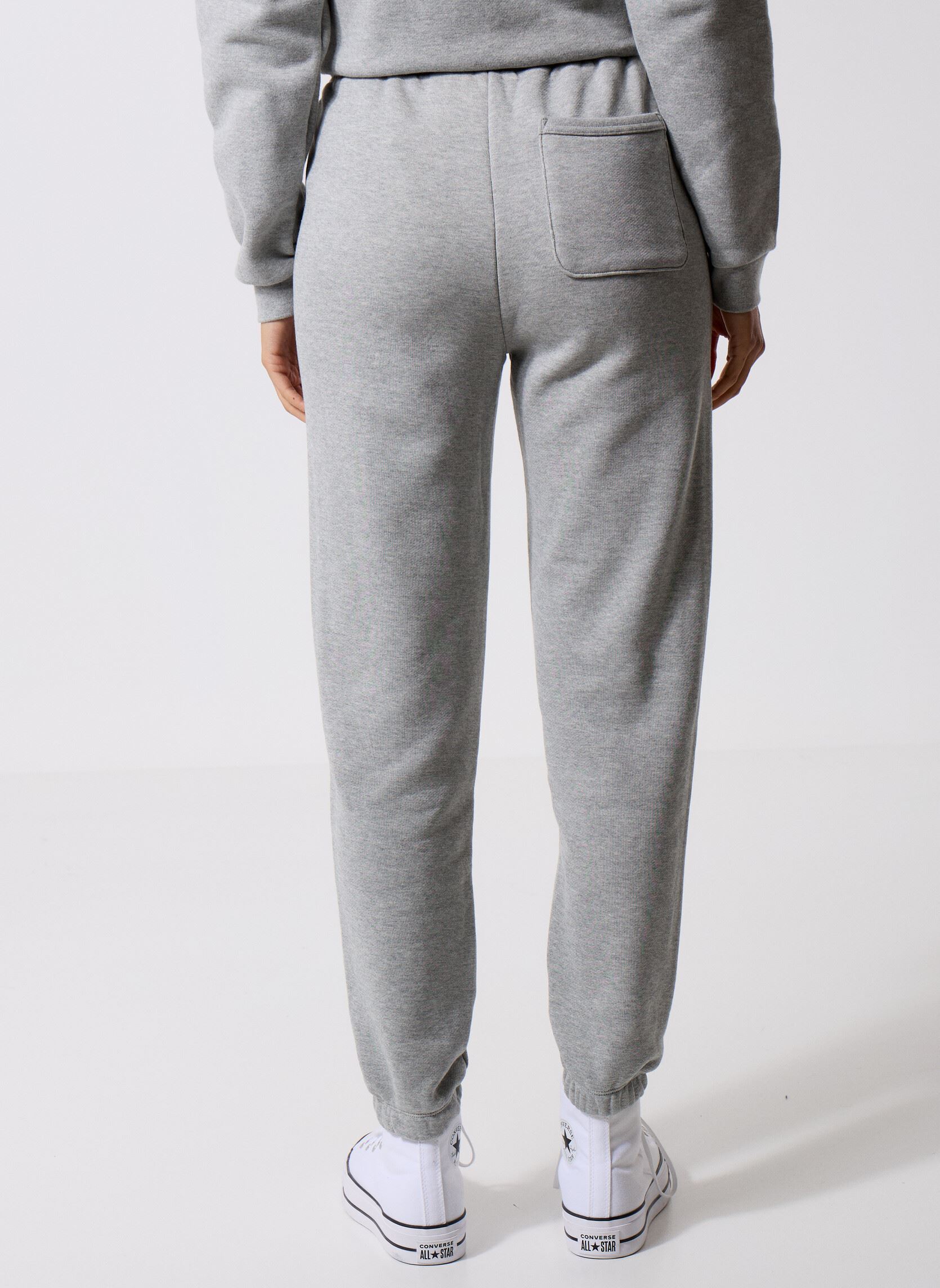 Jogginghosen Sneaker Patch Pant damen grau Converse Jogginghosen Sneaker Patch Pant damen grau Vintage Grey Heather Grey