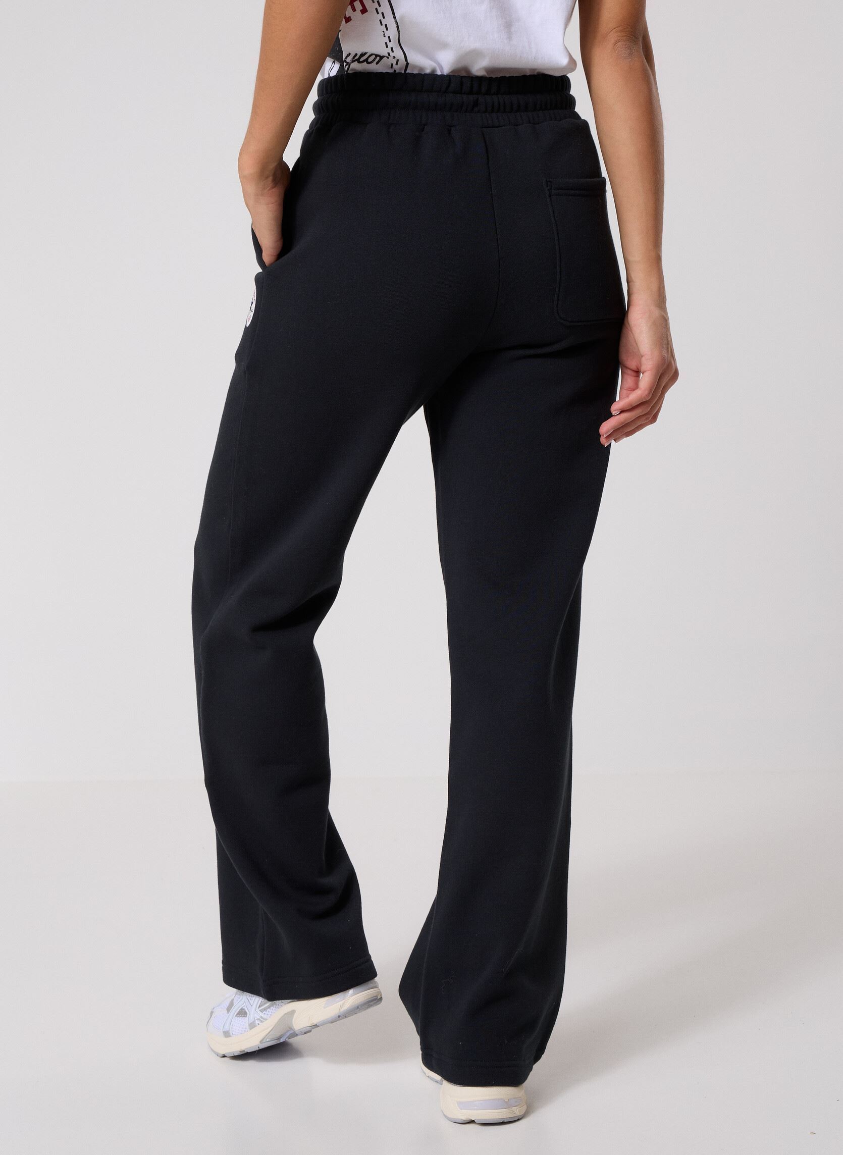 Trainingsbroeken Retrochuck Knit Pant dames zwart Converse Trainingsbroeken Retrochuck Knit Pant dames zwart Black Black