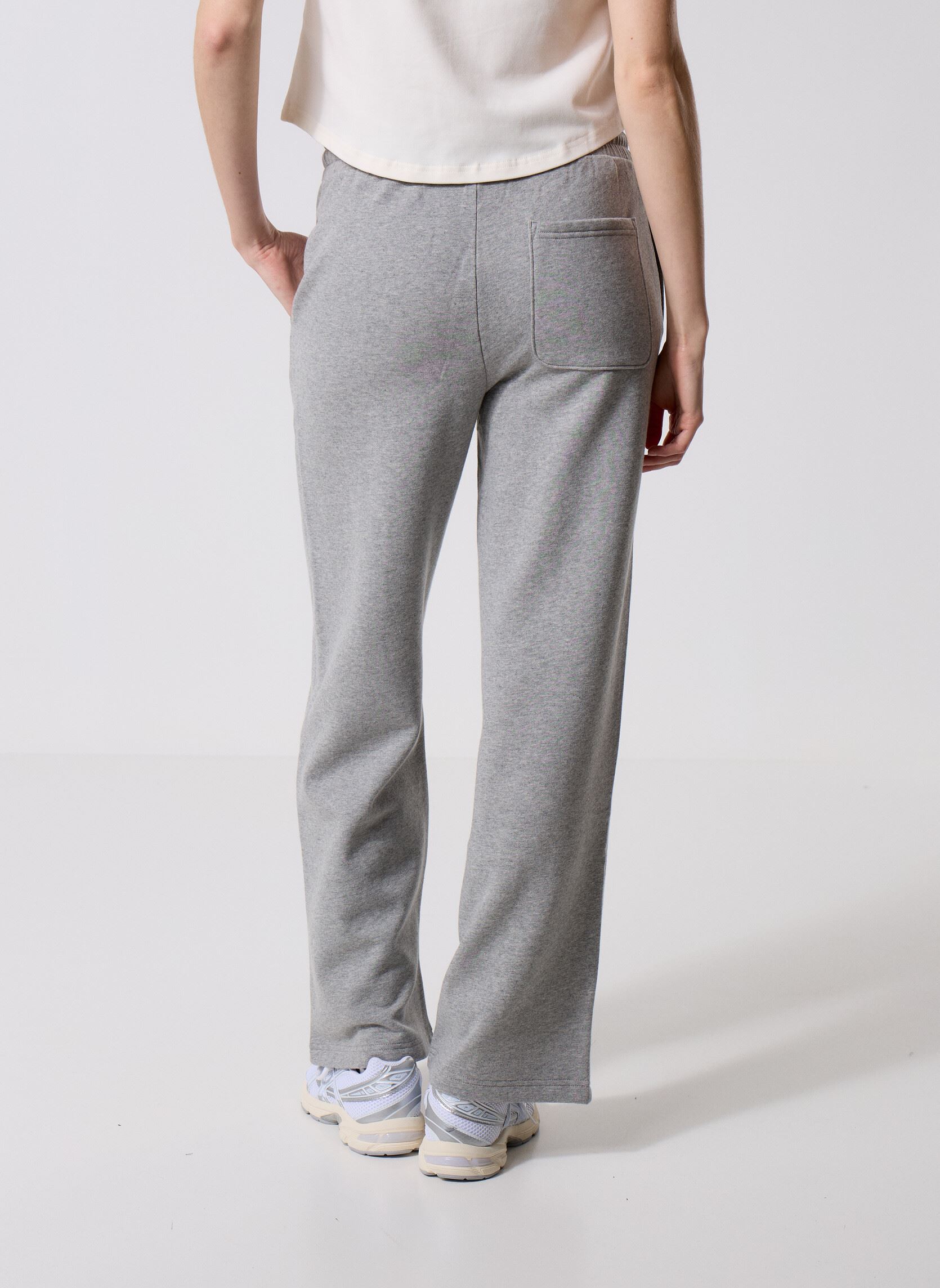 Trainingsbroeken Retrochuck Knit Pant dames grijs Converse Trainingsbroeken Retrochuck Knit Pant dames grijs Vintage Grey Heather Grey