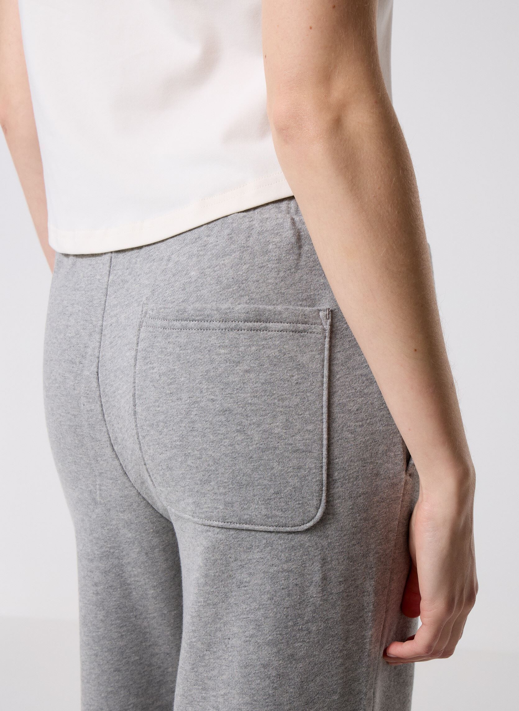 Trainingsbroeken Retrochuck Knit Pant dames grijs Converse Trainingsbroeken Retrochuck Knit Pant dames grijs Vintage Grey Heather Grey