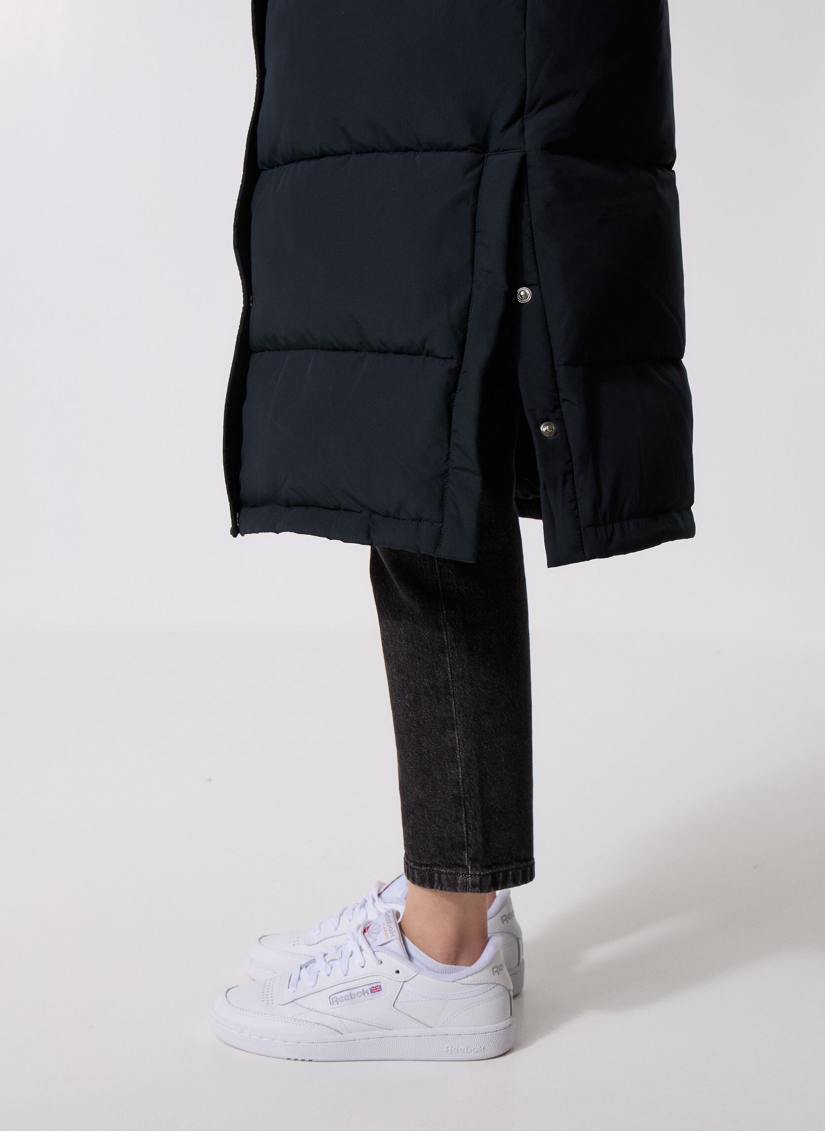 Daunenjacken Hooded Puffer Coat damen schwarz Converse Daunenjacken Hooded Puffer Coat damen schwarz Black Black