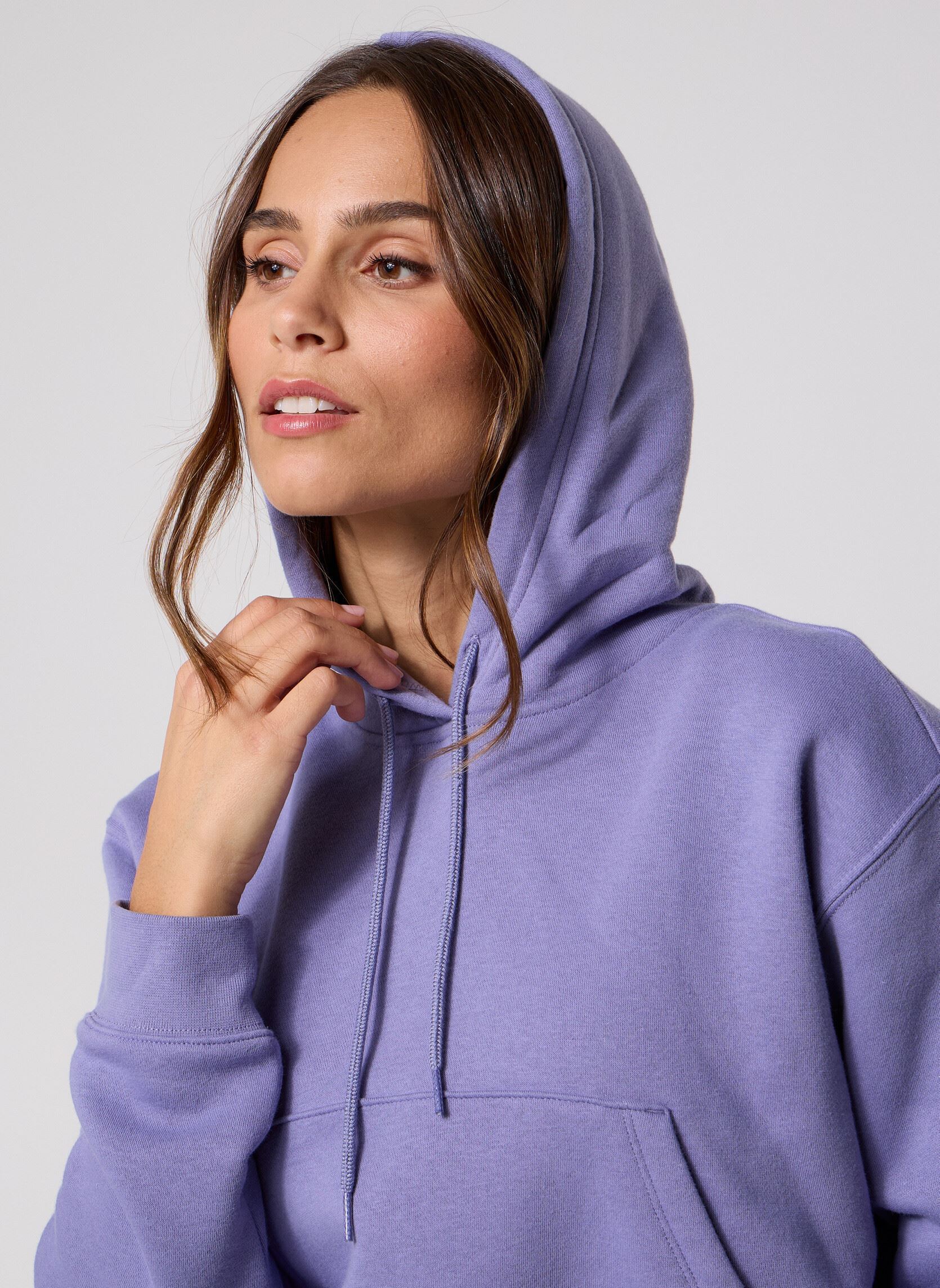 Sweats à capuche Chuck Cropped Hoodie femme violet Converse Sweats à capuche Chuck Cropped Hoodie femme violet Slate Lilac Purple