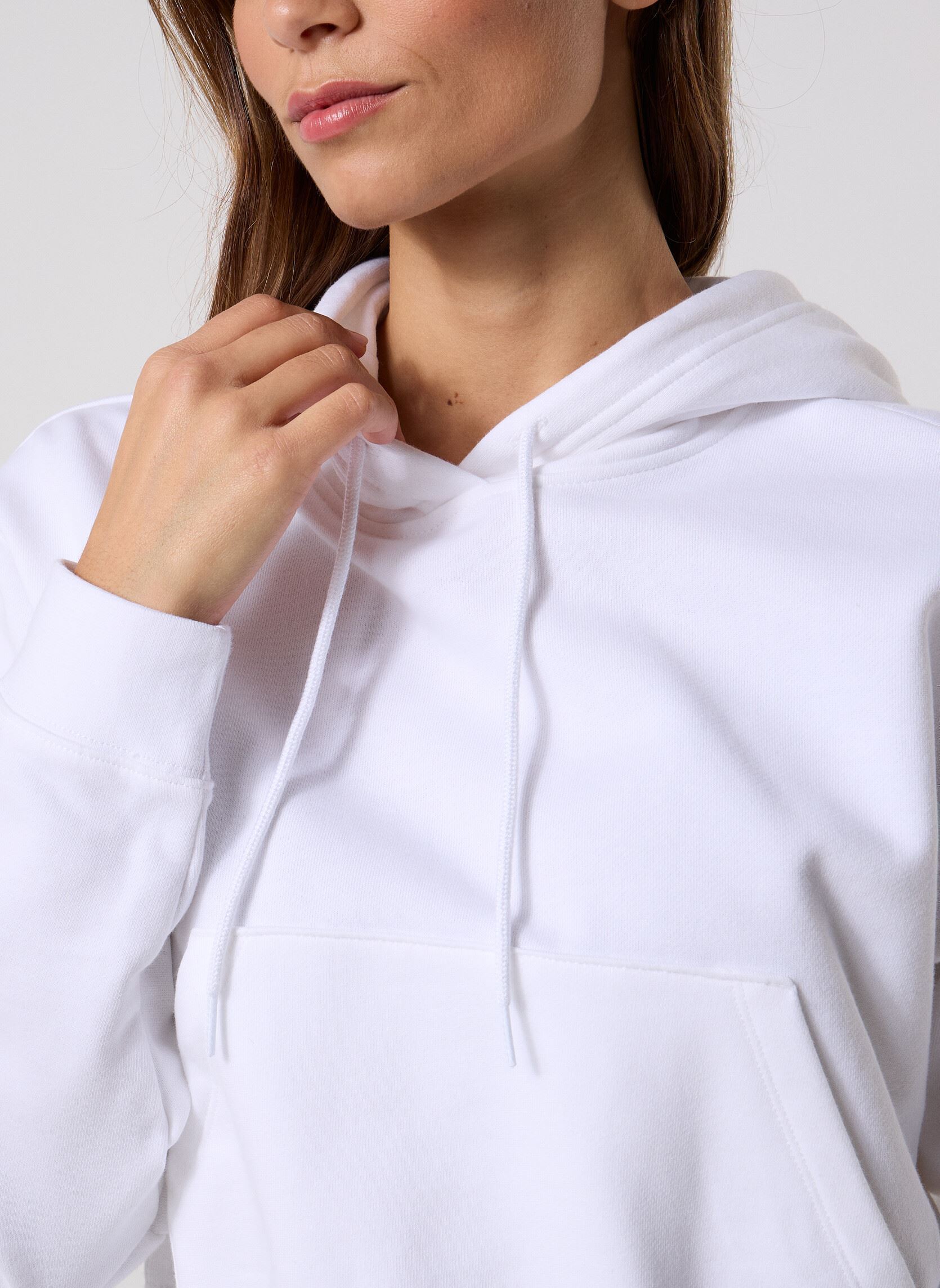 Sweat Cropé Blanc EleVen By Venus Williams – Taille S, Manches Longues, Neuf