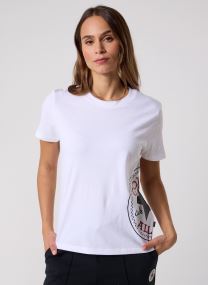 Tee-shirts manches courtes Chuck Patch Side Tee femme blanc