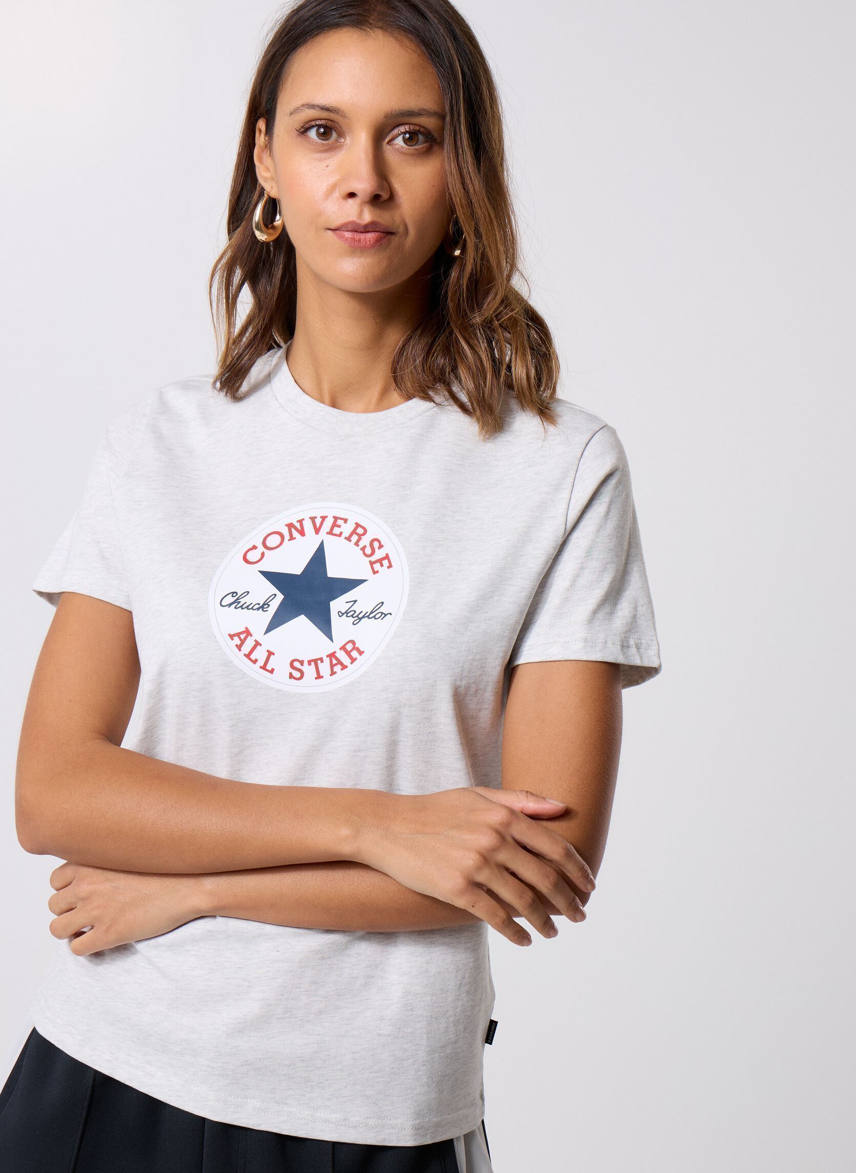 Vêtements Converse Chuck Patch Tee pour Femme