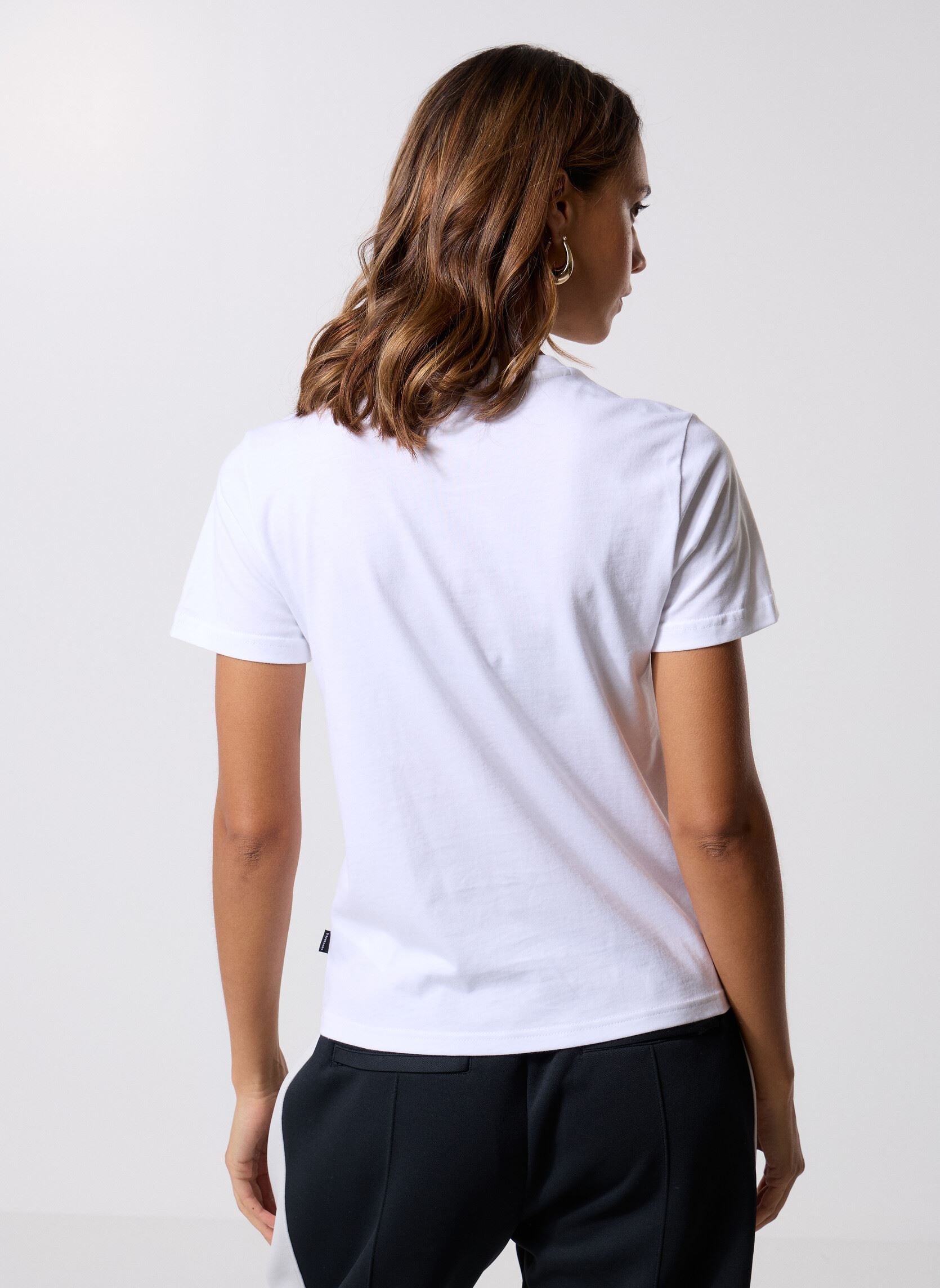 T-shirts met korte mouwen Retro Chck Graph Tee dames wit Converse T-shirts met korte mouwen Retro Chck Graph Tee dames wit White White