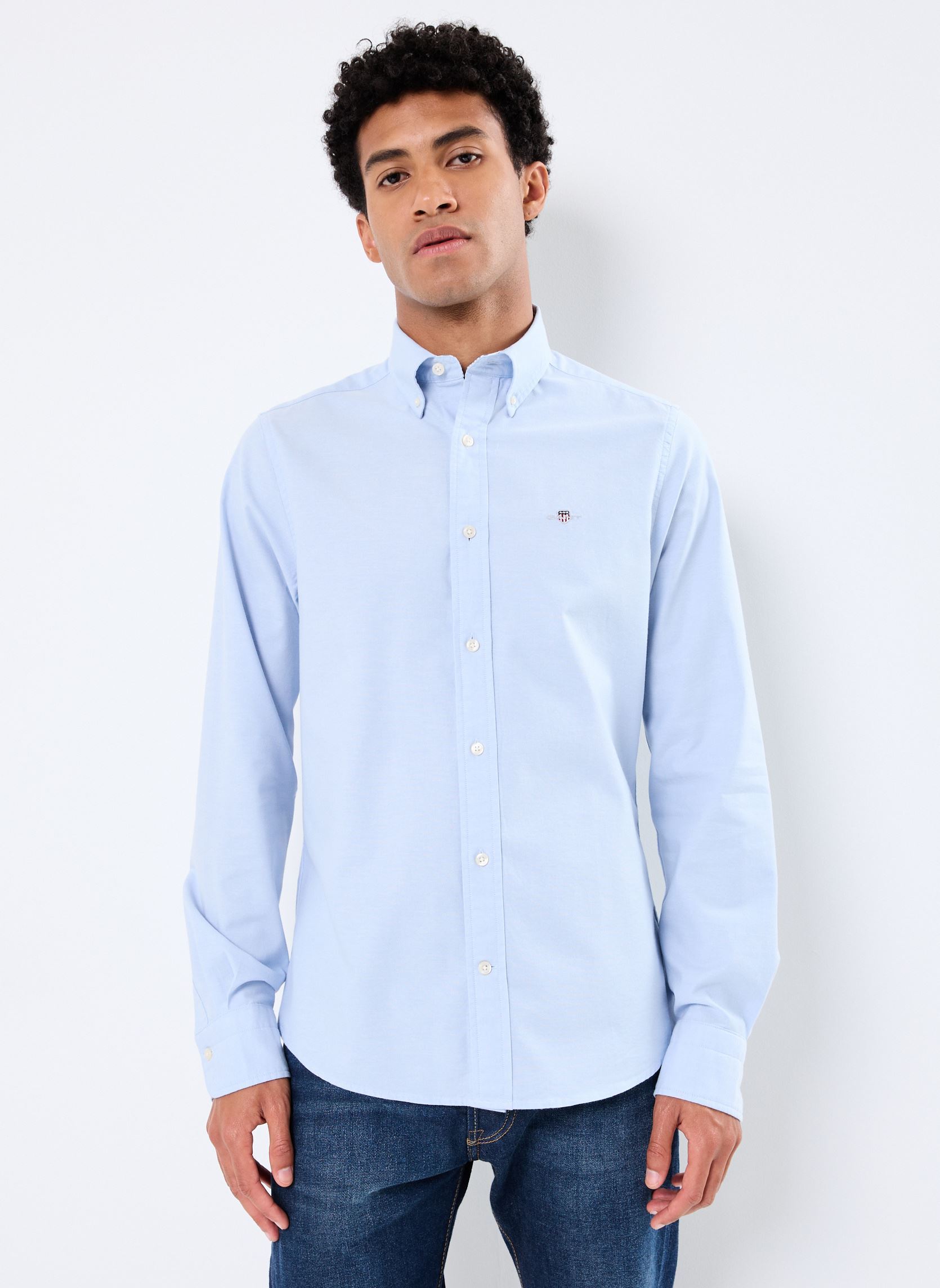 Vêtements GANT Slim Stretch Oxford Shirt pour Accessoires - vue 3