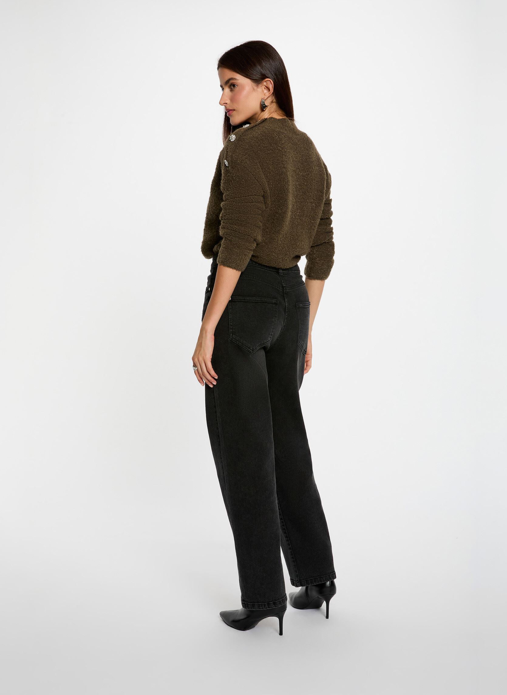 Pulls 251-MBULLE femme vert Morgan Pulls 251-MBULLE femme vert KAKI M