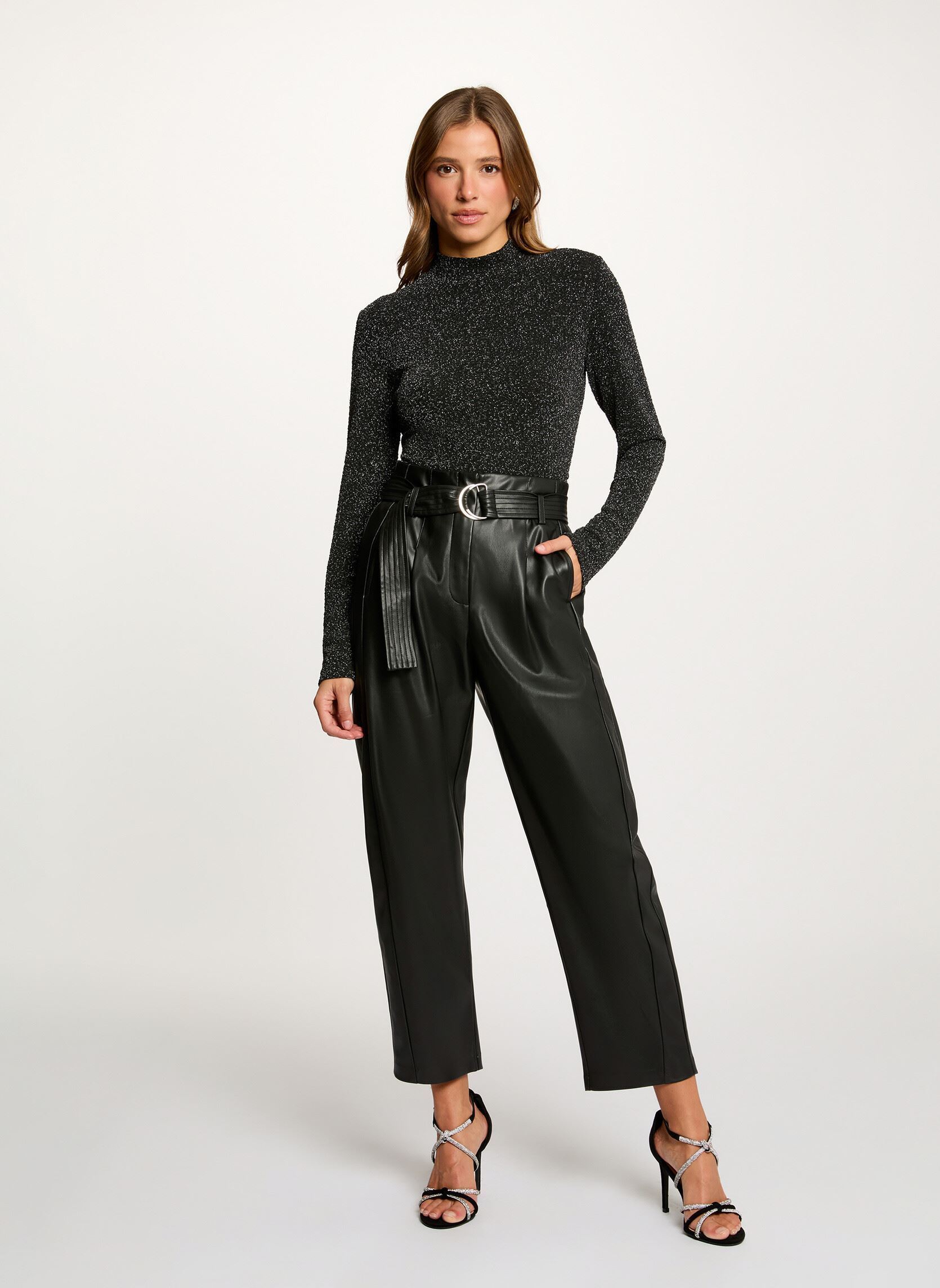 Tee-shirts manches longues 252-TBRIN femme noir Morgan Tee-shirts manches longues 252-TBRIN femme noir ARGENTE