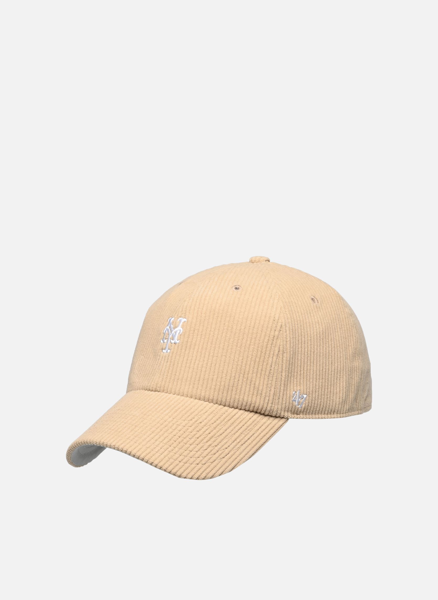 Casquettes 47 CAP MLB NEW YORK METS CORD BASE RUNNE beige 47 BRAND Casquettes 47 CAP MLB NEW YORK METS CORD BASE RUNNE beige KHAKI