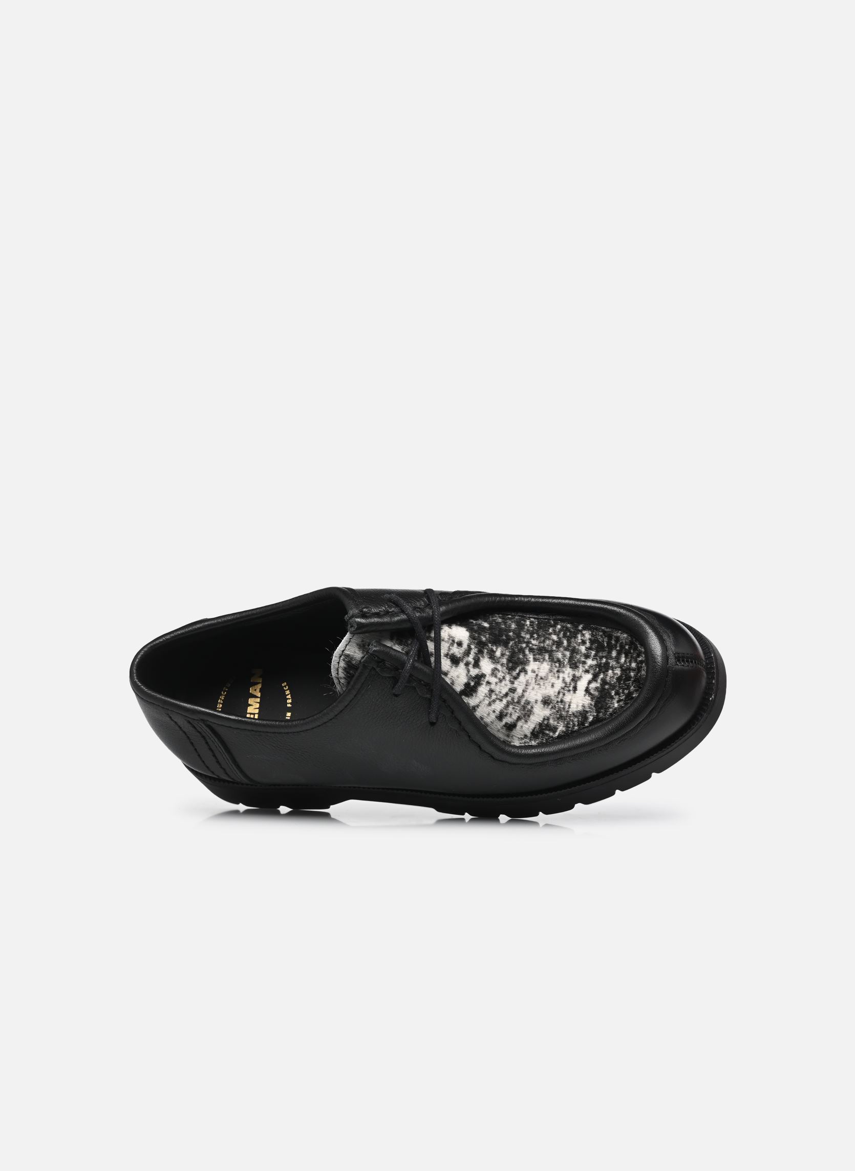 Derby schoenen PADRINI BC dames zwart Kleman Derby schoenen PADRINI BC dames zwart NOIR/BEIGE