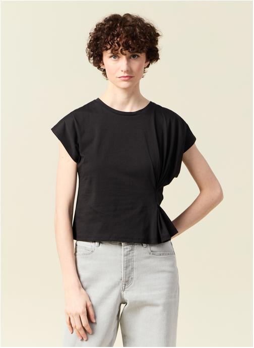 Bonobo Tee-shirts PLISSECOUF femme noir
