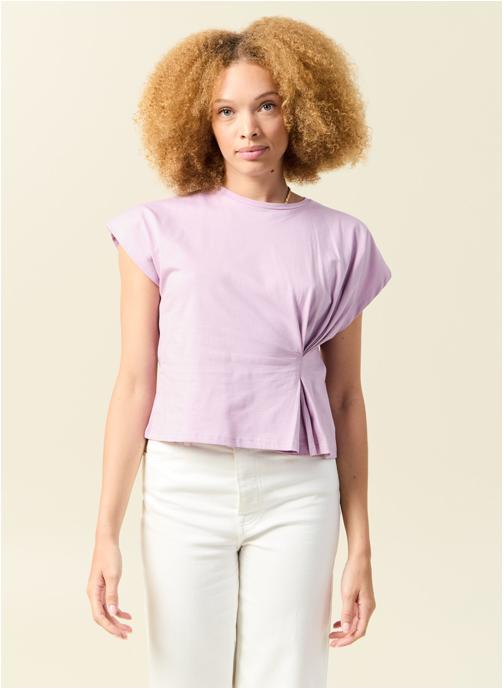 Bonobo Tee-shirts PLISSECOUF femme rose