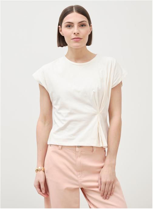 Bonobo Tee-shirts PLISSECOUF femme beige