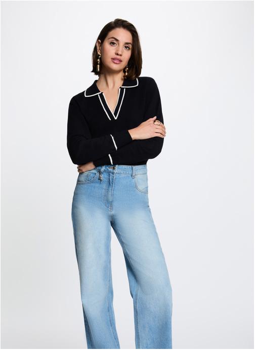Morgan Pulls 252-MCOLO femme bleu