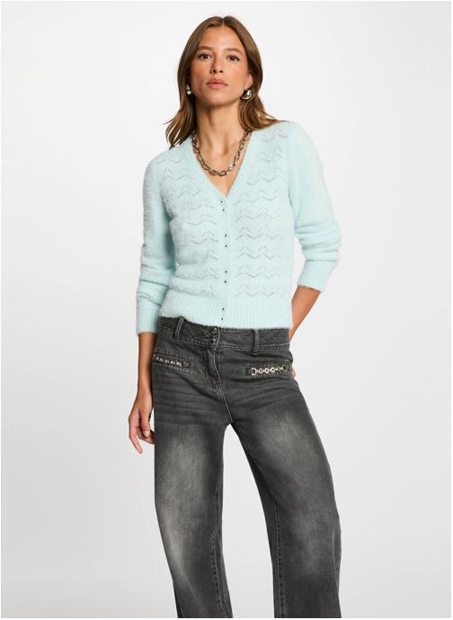 Morgan Gilets 252-MLILY femme bleu