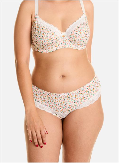 Pomm'Poire Culottes Shorty imprimé Danseuse femme multicolore